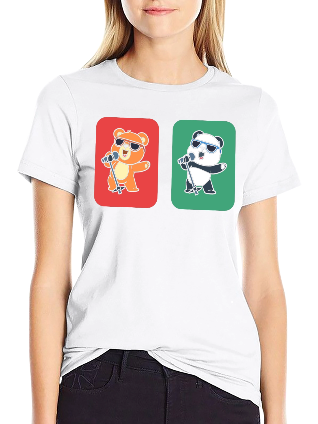 Singing Bear & Panda Graphic Tee