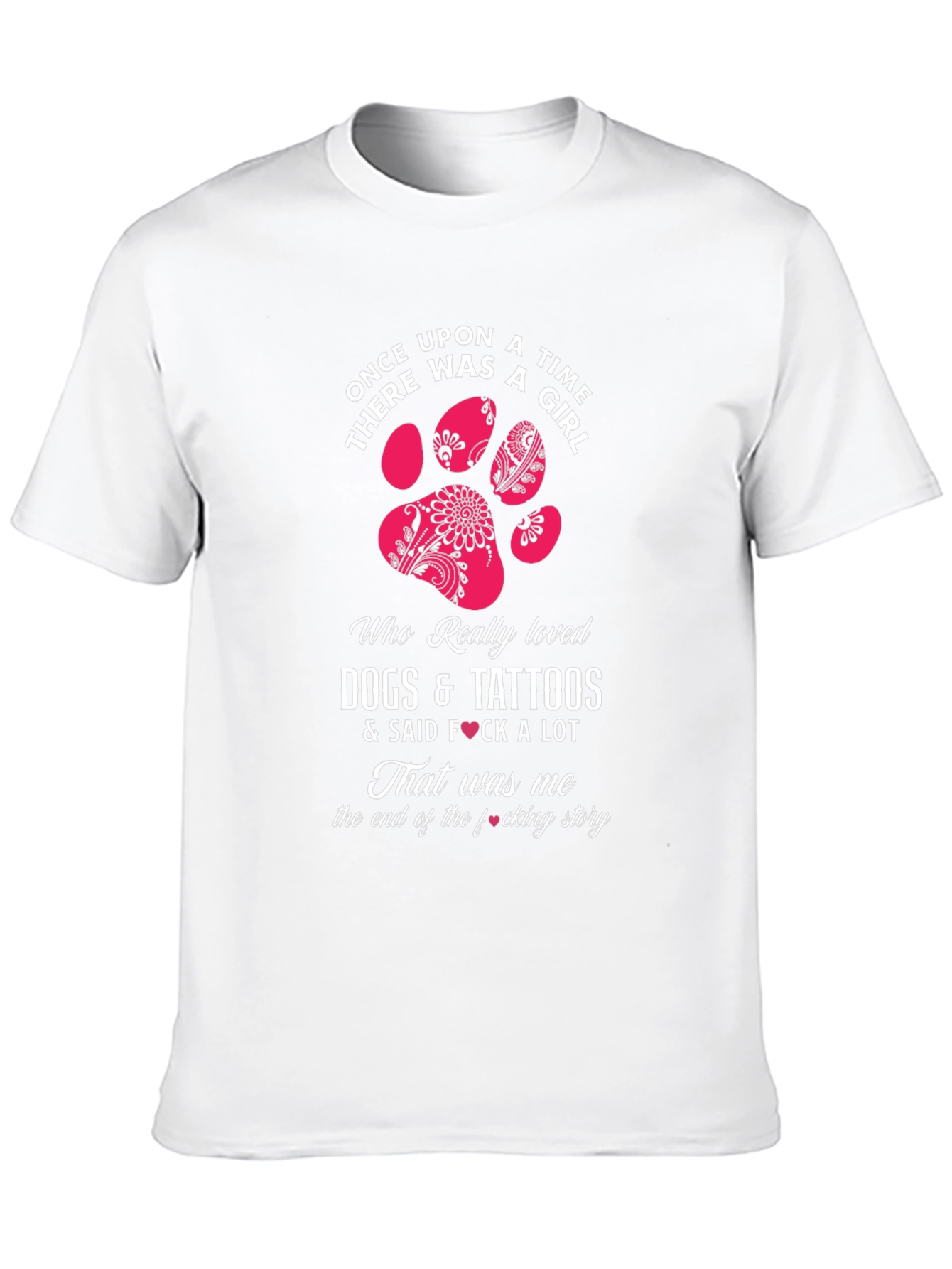 Dogs Tattoos & Girls Graphic T-Shirt