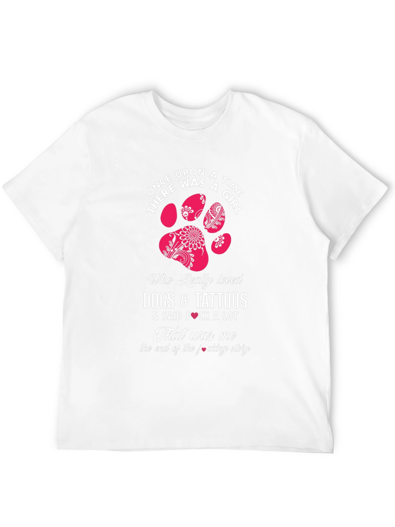 Dogs Tattoos & Girls Graphic T-Shirt