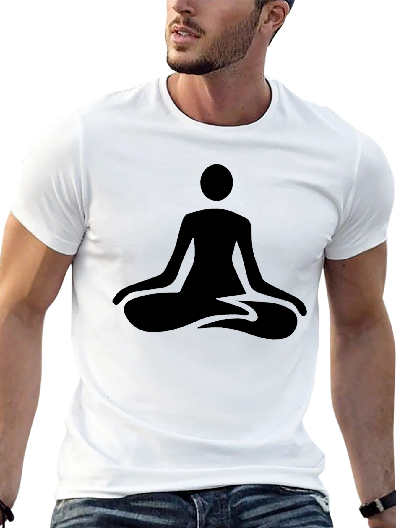 Zen Meditation T-Shirt - Relaxed Fit