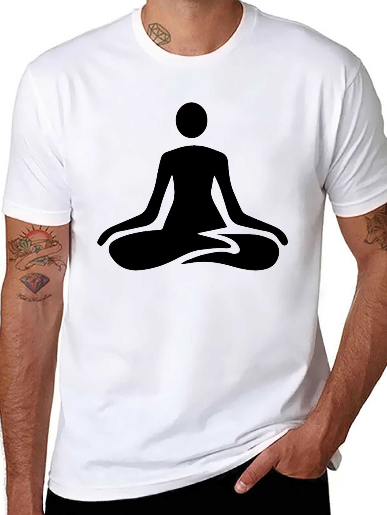 Zen Meditation T-Shirt - Relaxed Fit
