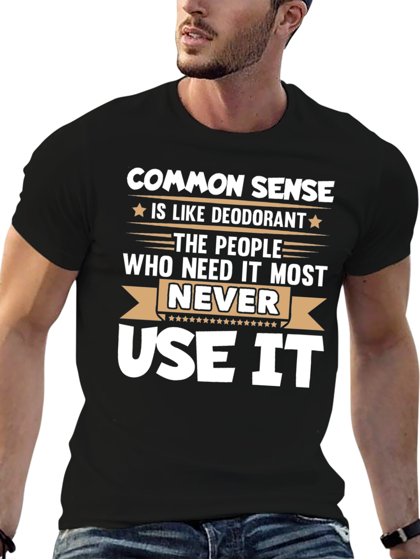 Common Sense Deodorant Graphic Tee
