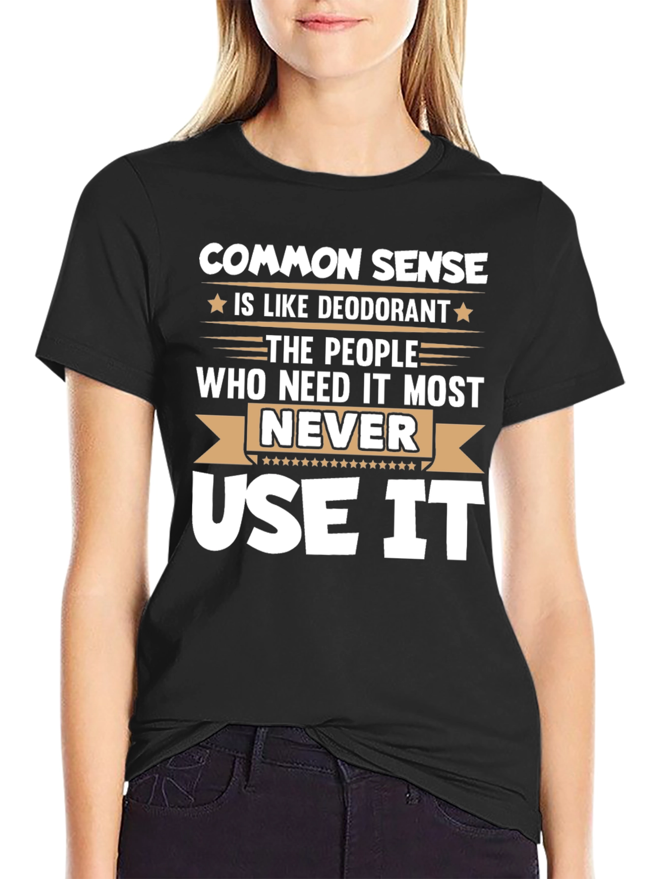 Common Sense Deodorant Graphic Tee
