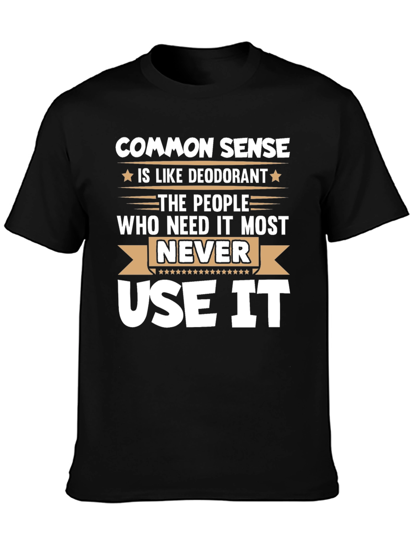 Common Sense Deodorant Graphic Tee
