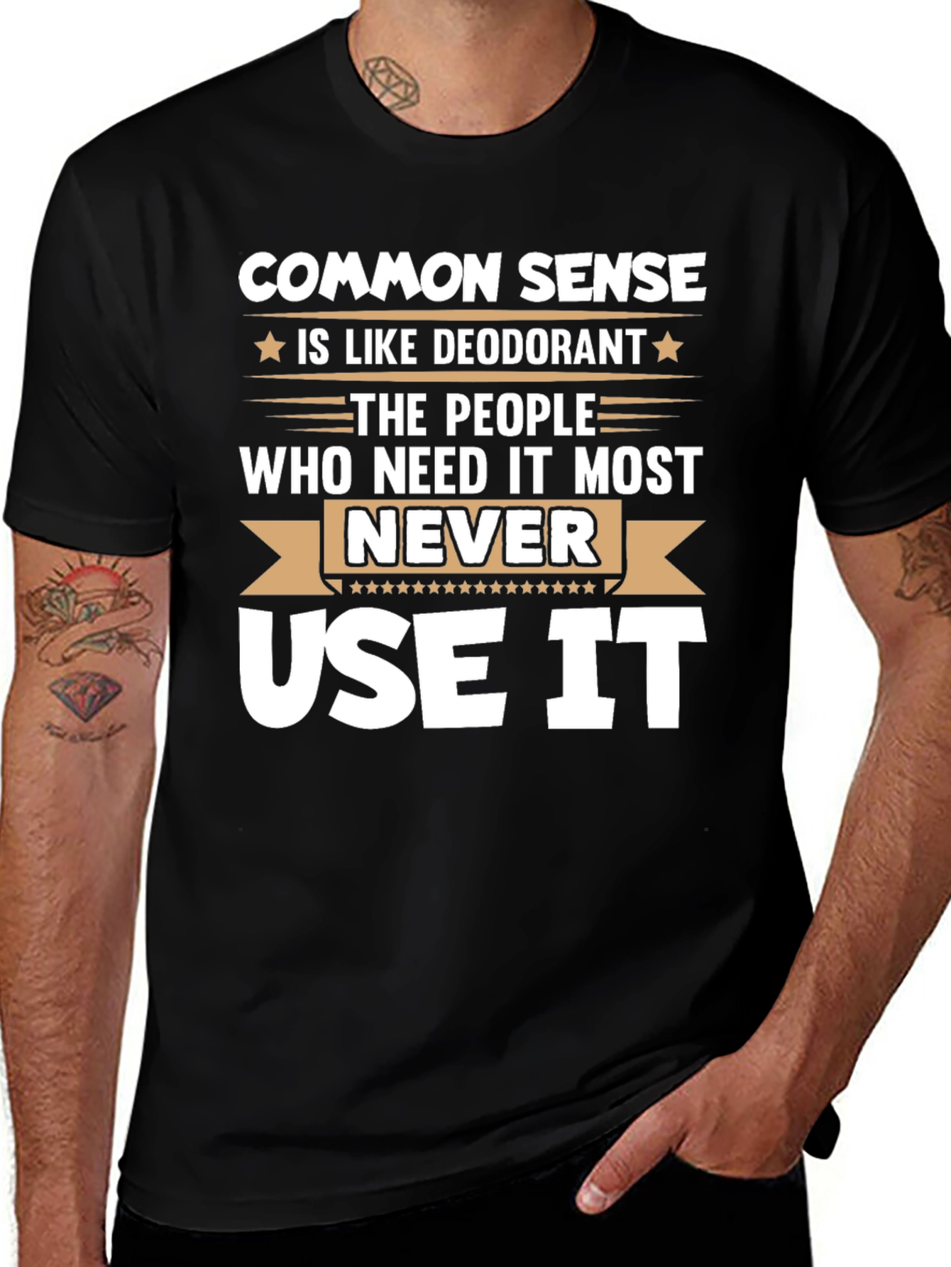 Common Sense Deodorant Graphic Tee