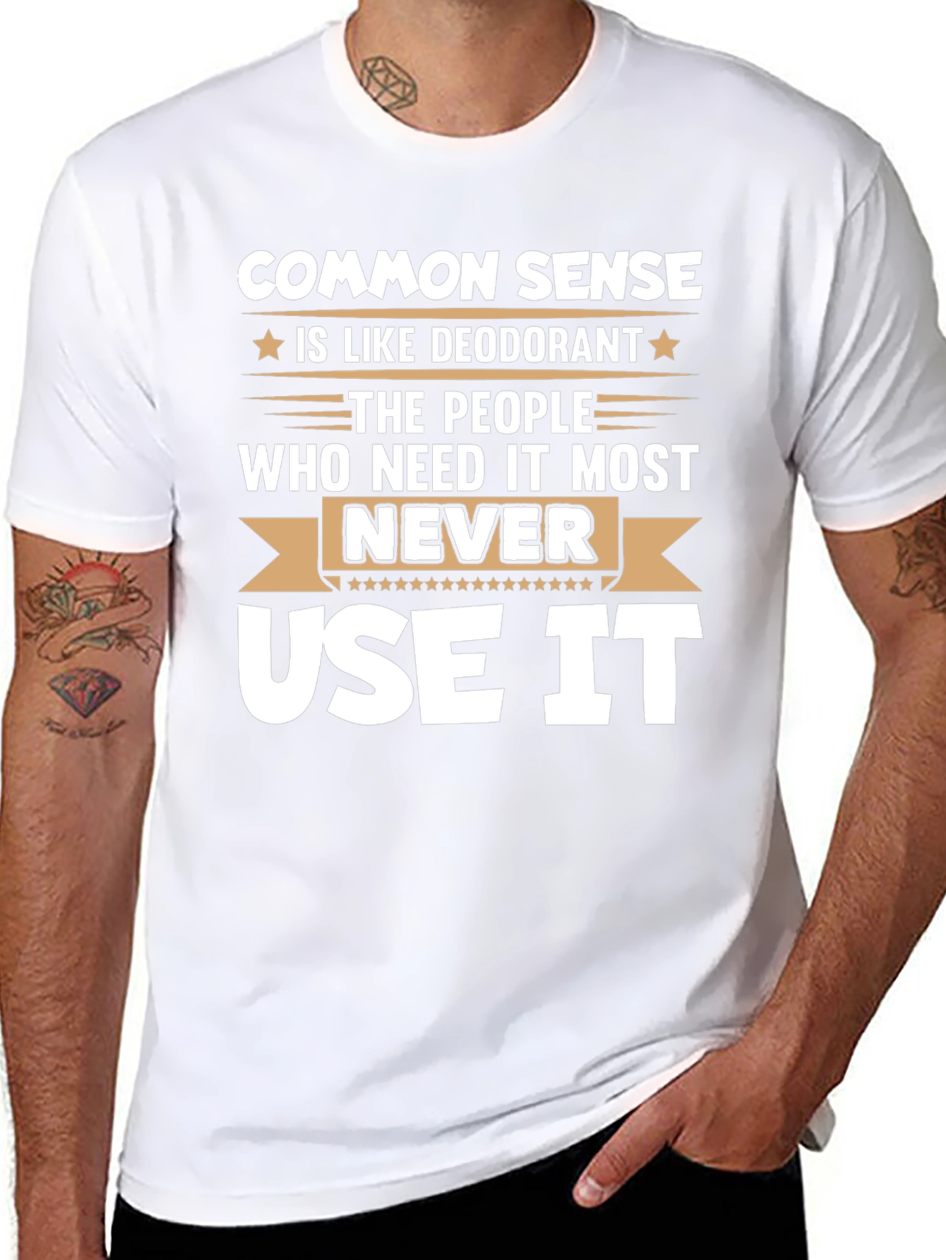 Common Sense Deodorant Graphic Tee