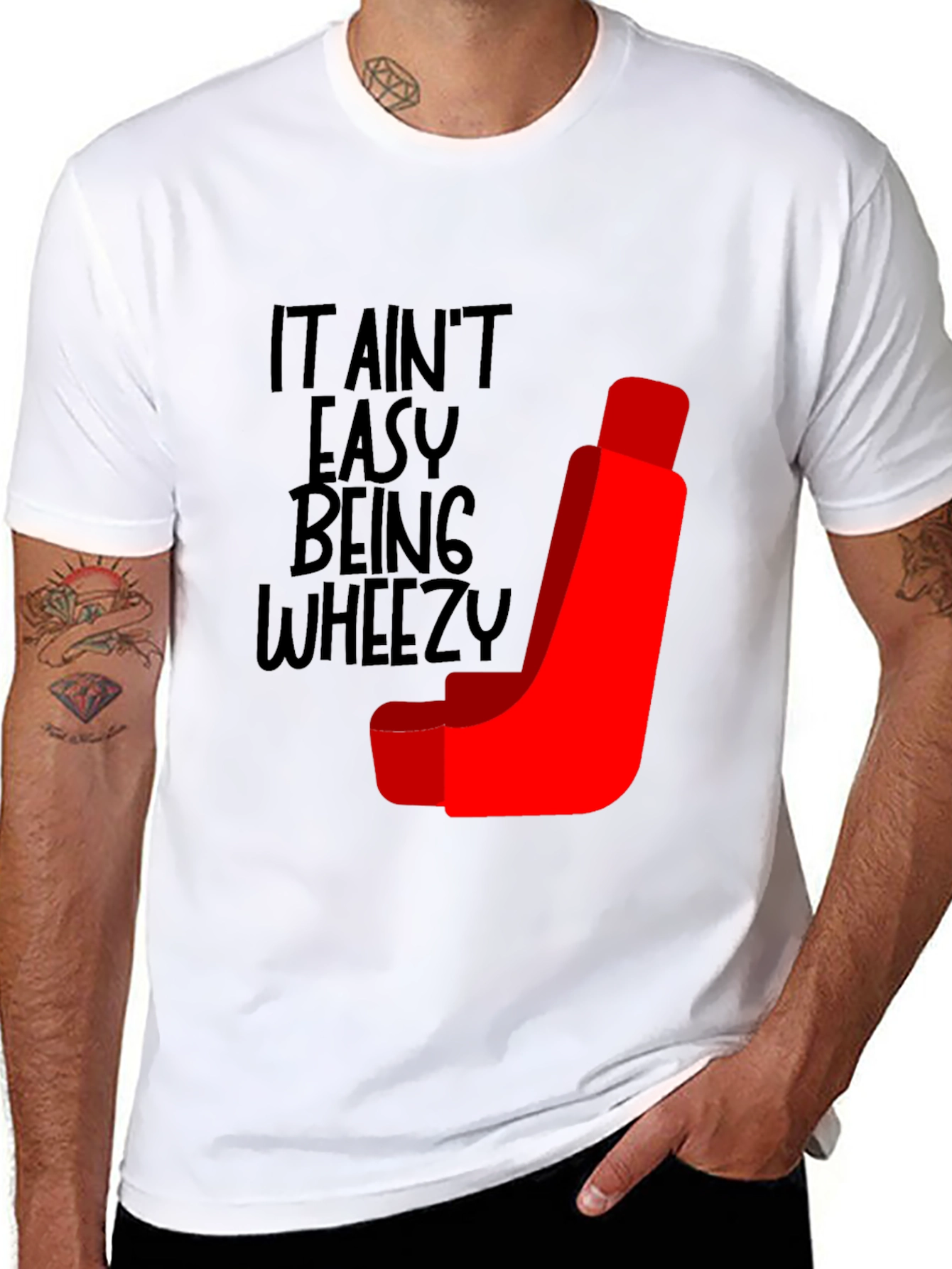 It Aint Easy Being Wheezy Funny T-Shirt