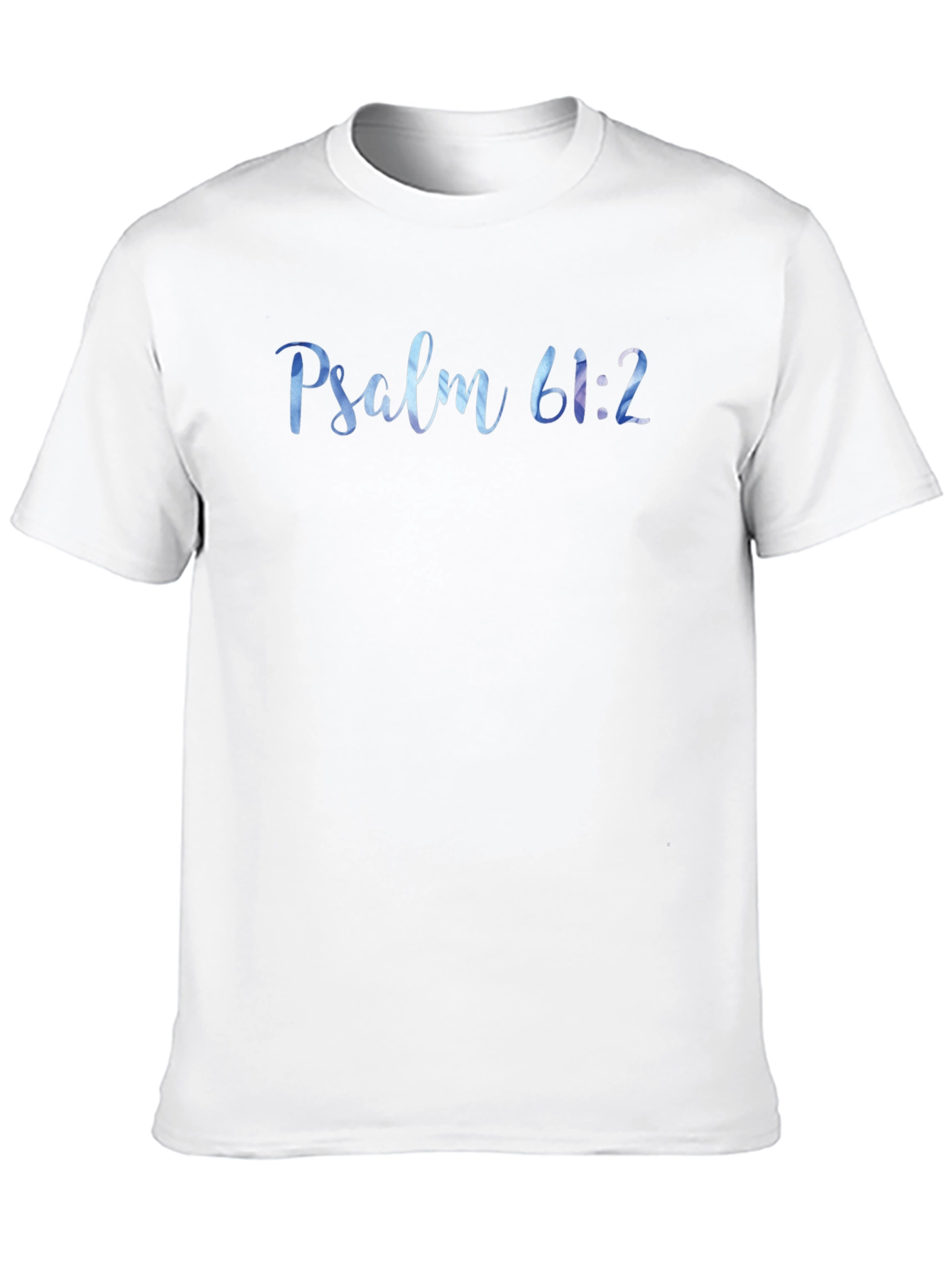 Psalm 61:2 Graphic Tee - Black Christian T-Shirt