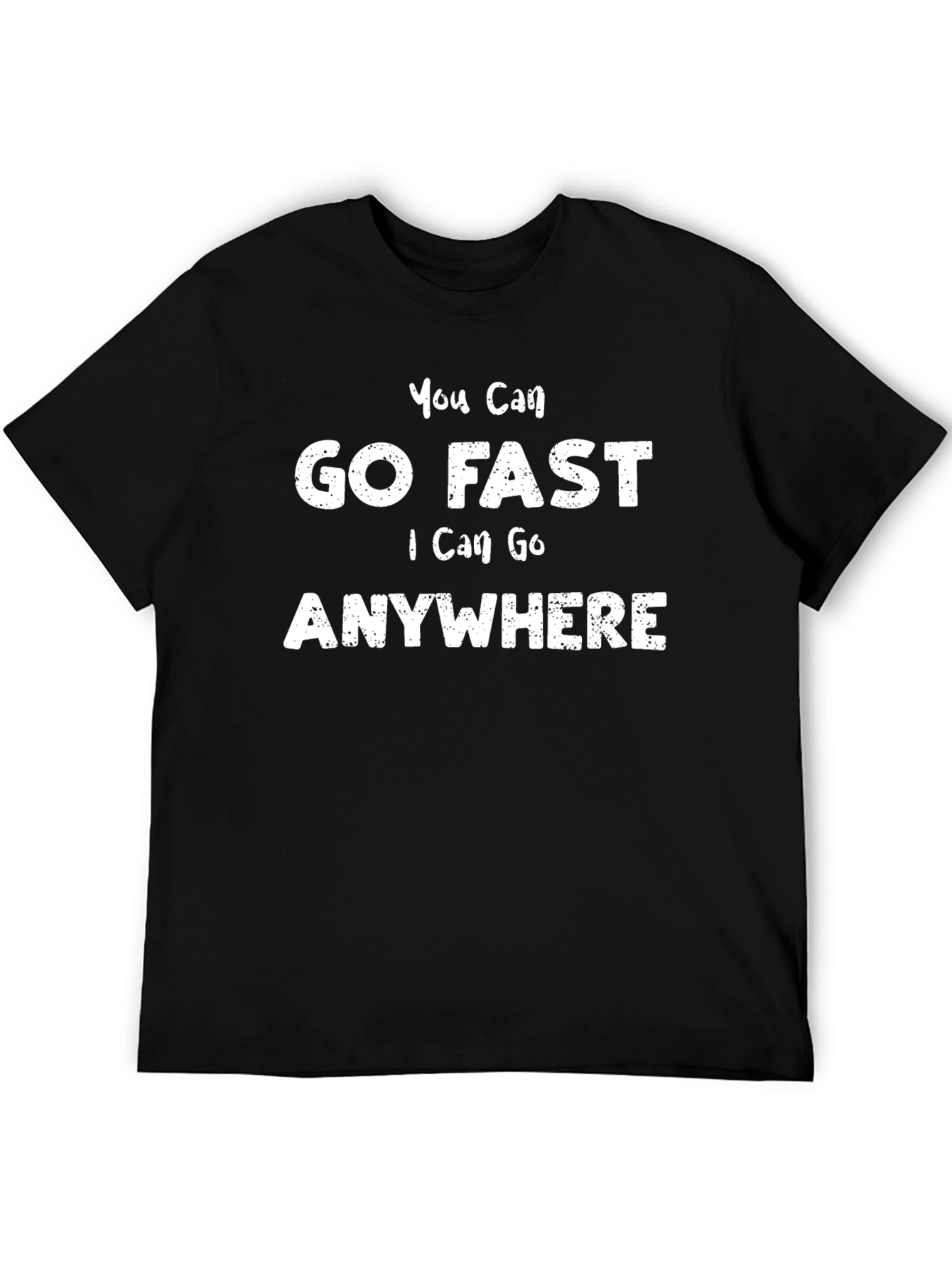Go Fast Anywhere Graphic Tee - Black
