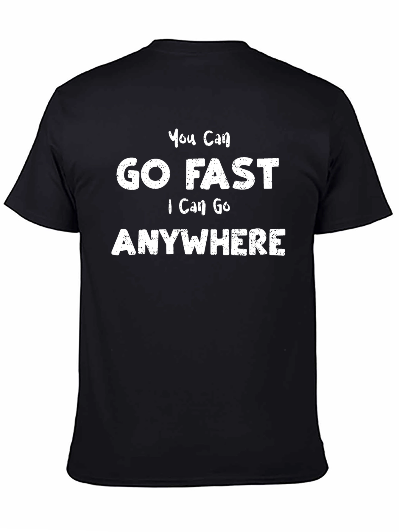 Go Fast Anywhere Graphic Tee - Black