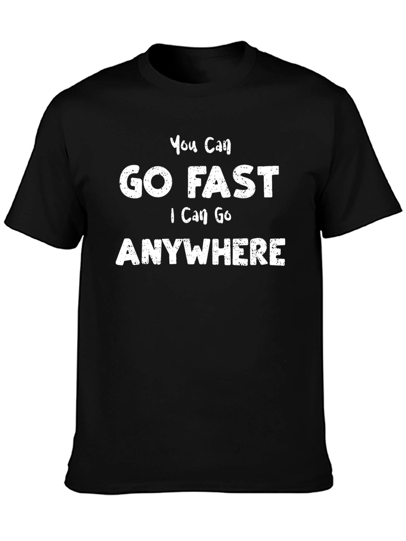 Go Fast Anywhere Graphic Tee - Black