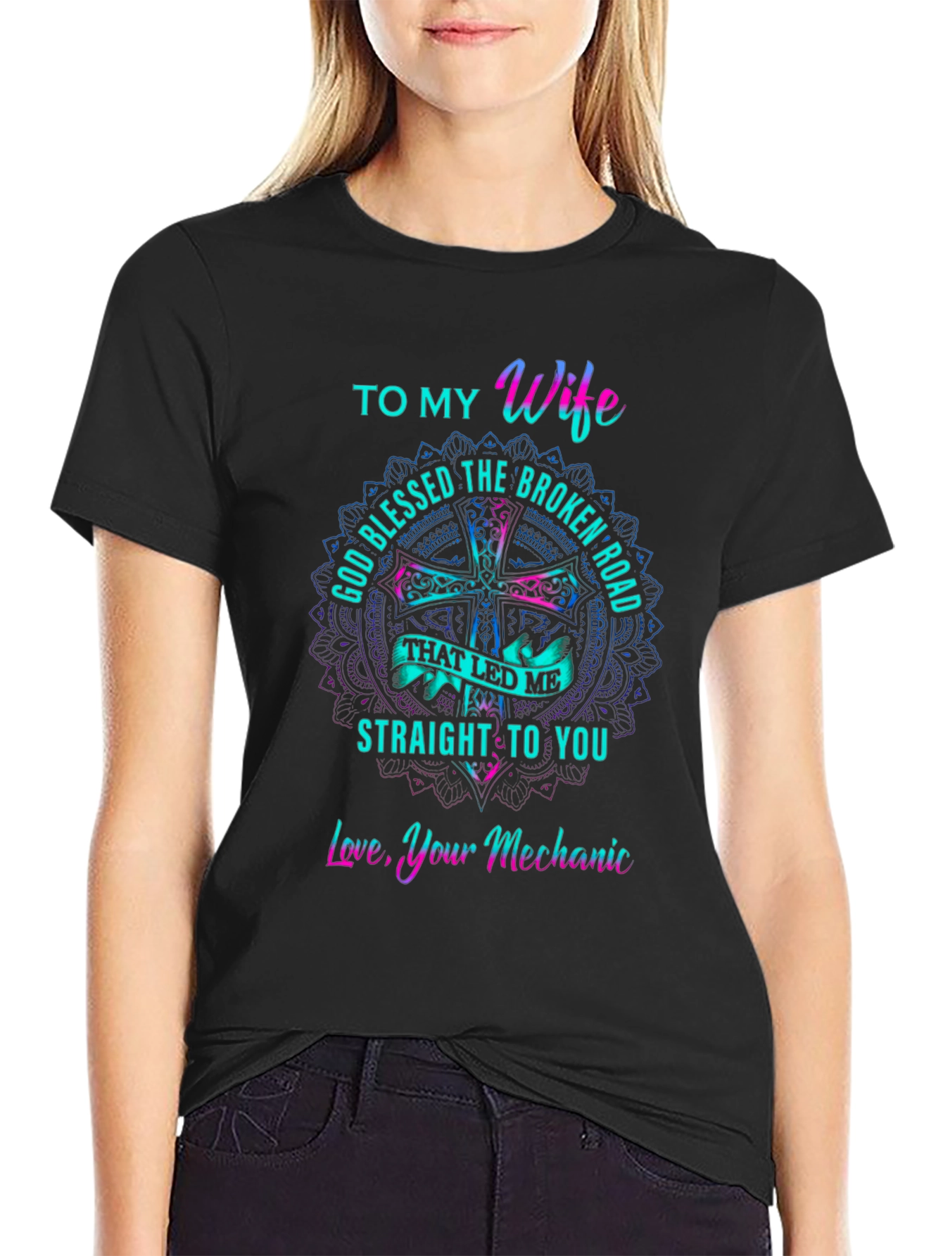To My Wife Mechanic Love T-Shirt