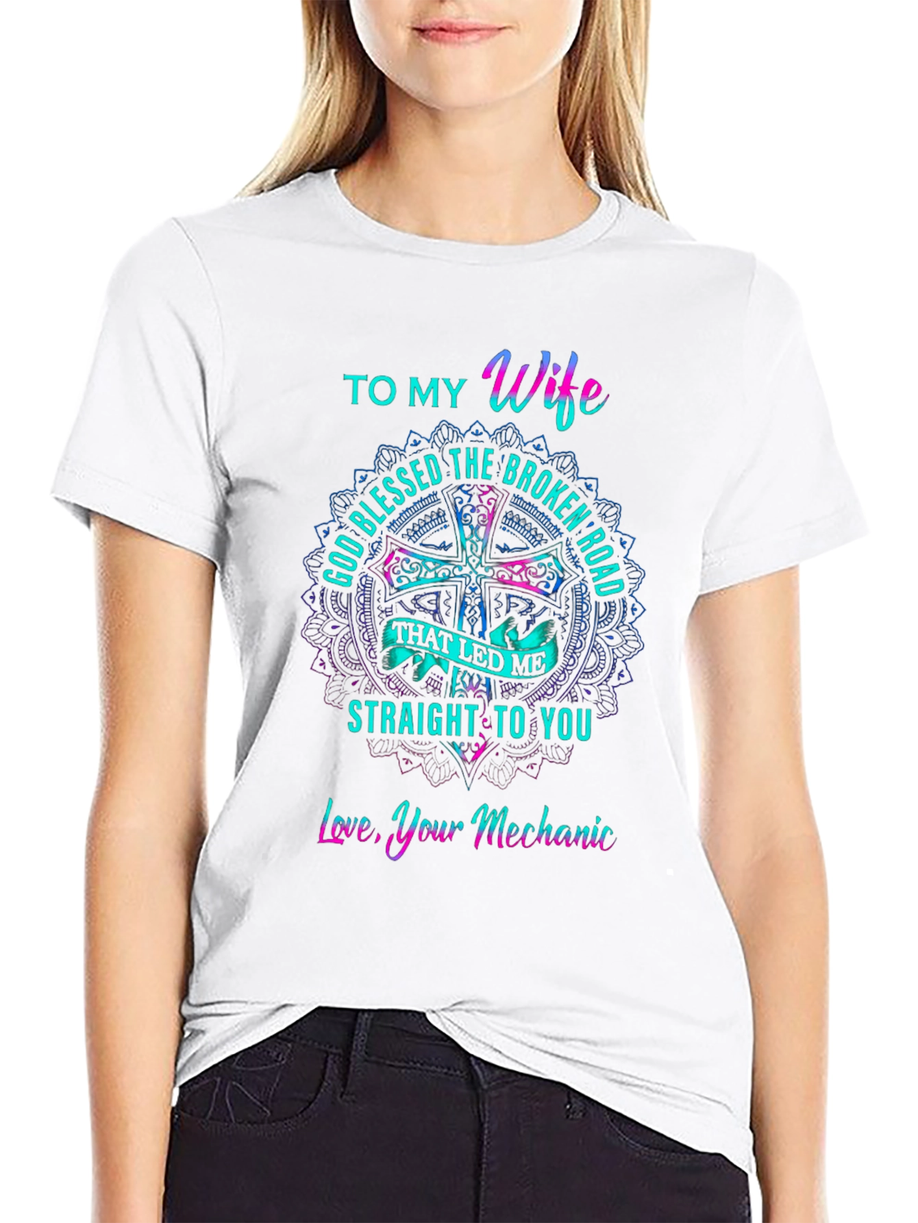 To My Wife Mechanic Love T-Shirt