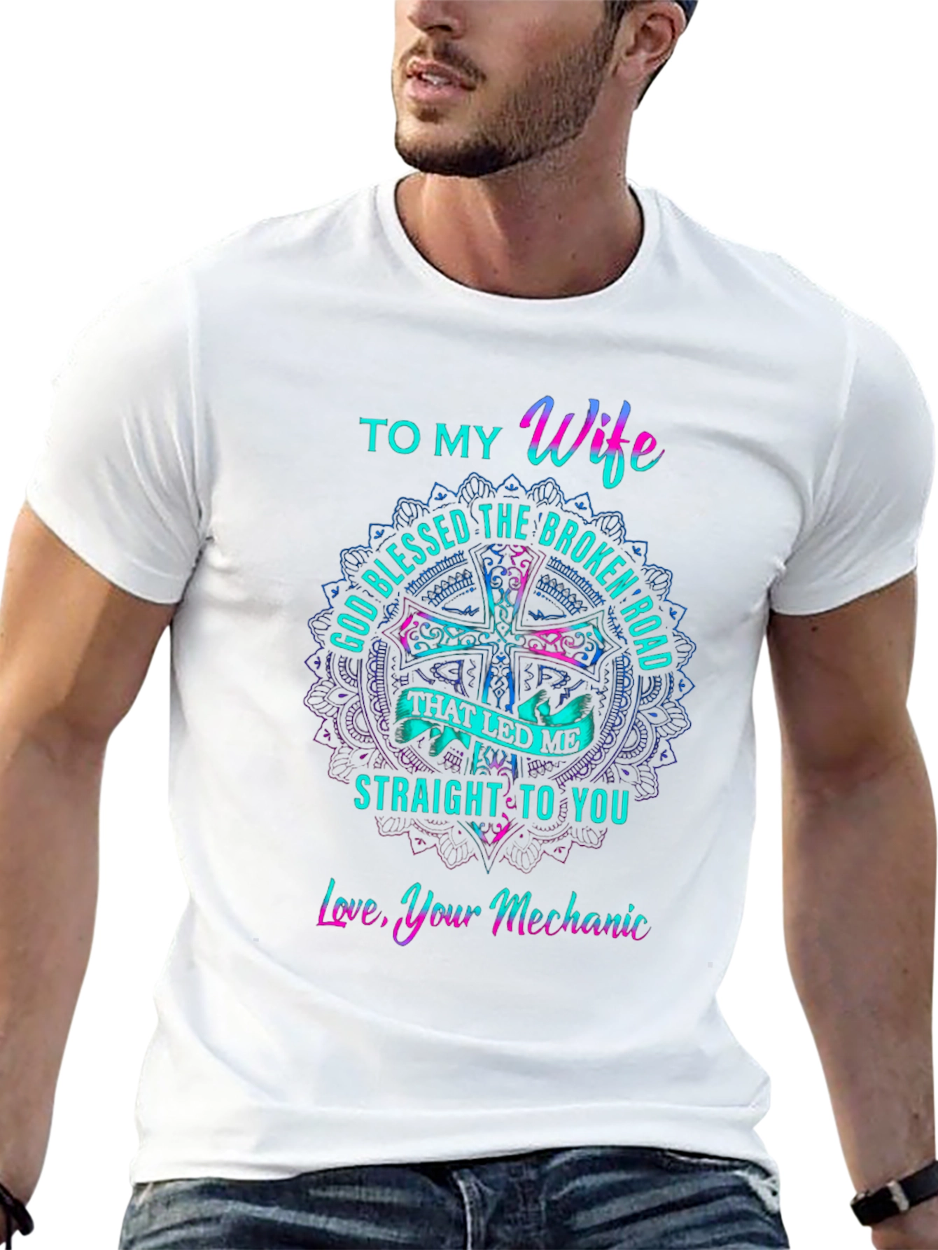To My Wife Mechanic Love T-Shirt