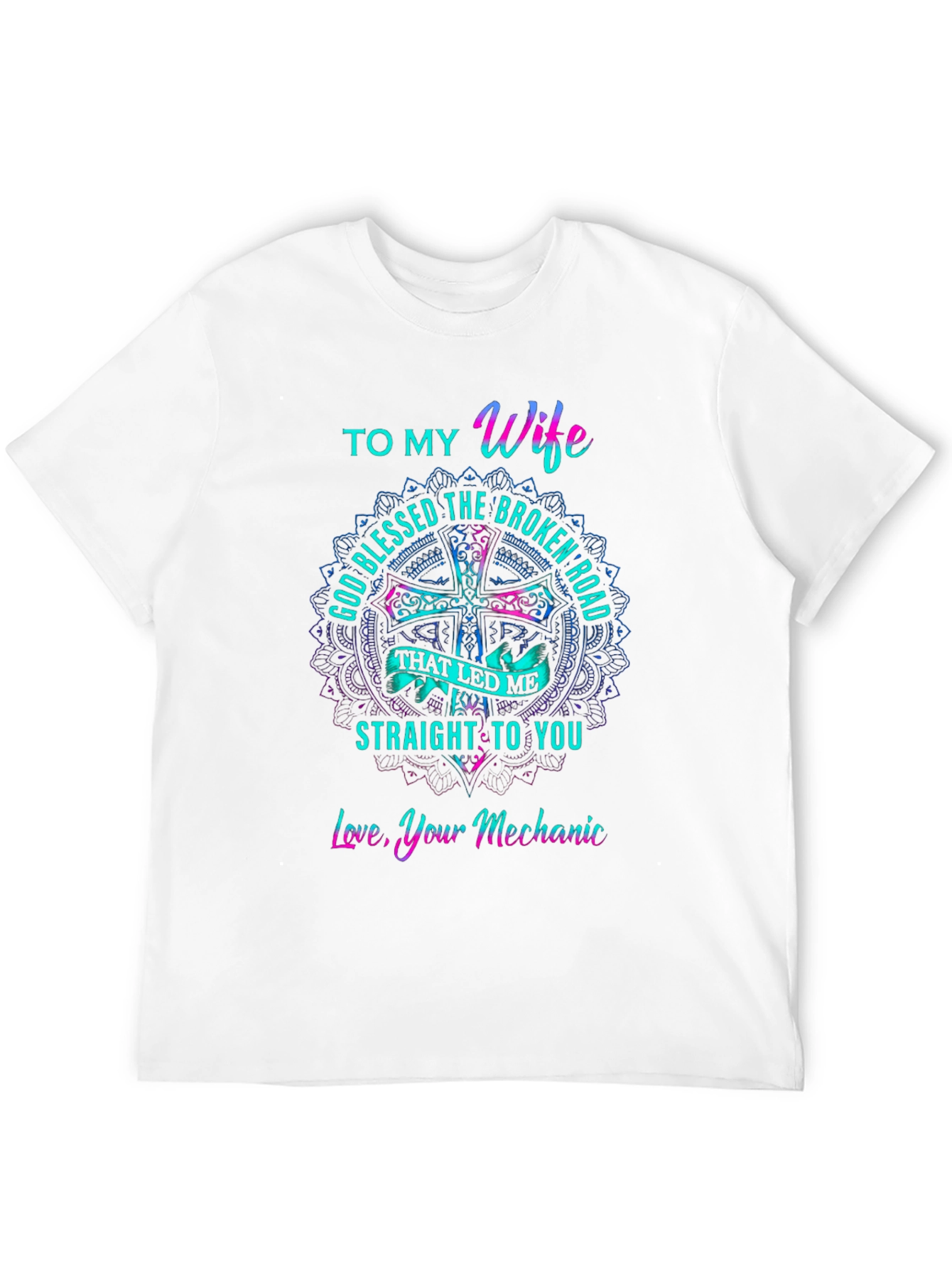 To My Wife Mechanic Love T-Shirt