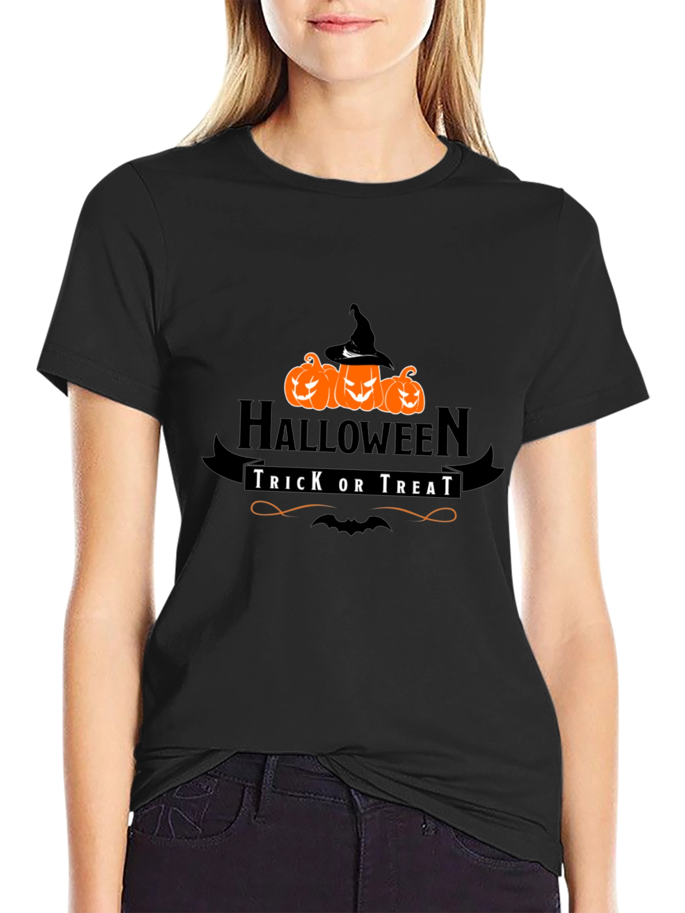 Halloween Trick or Treat Graphic Tee