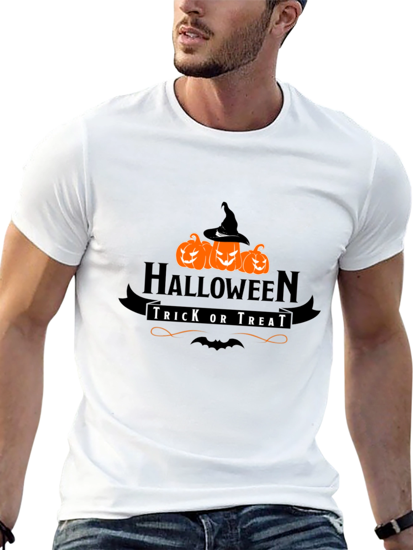 Halloween Trick or Treat Graphic Tee