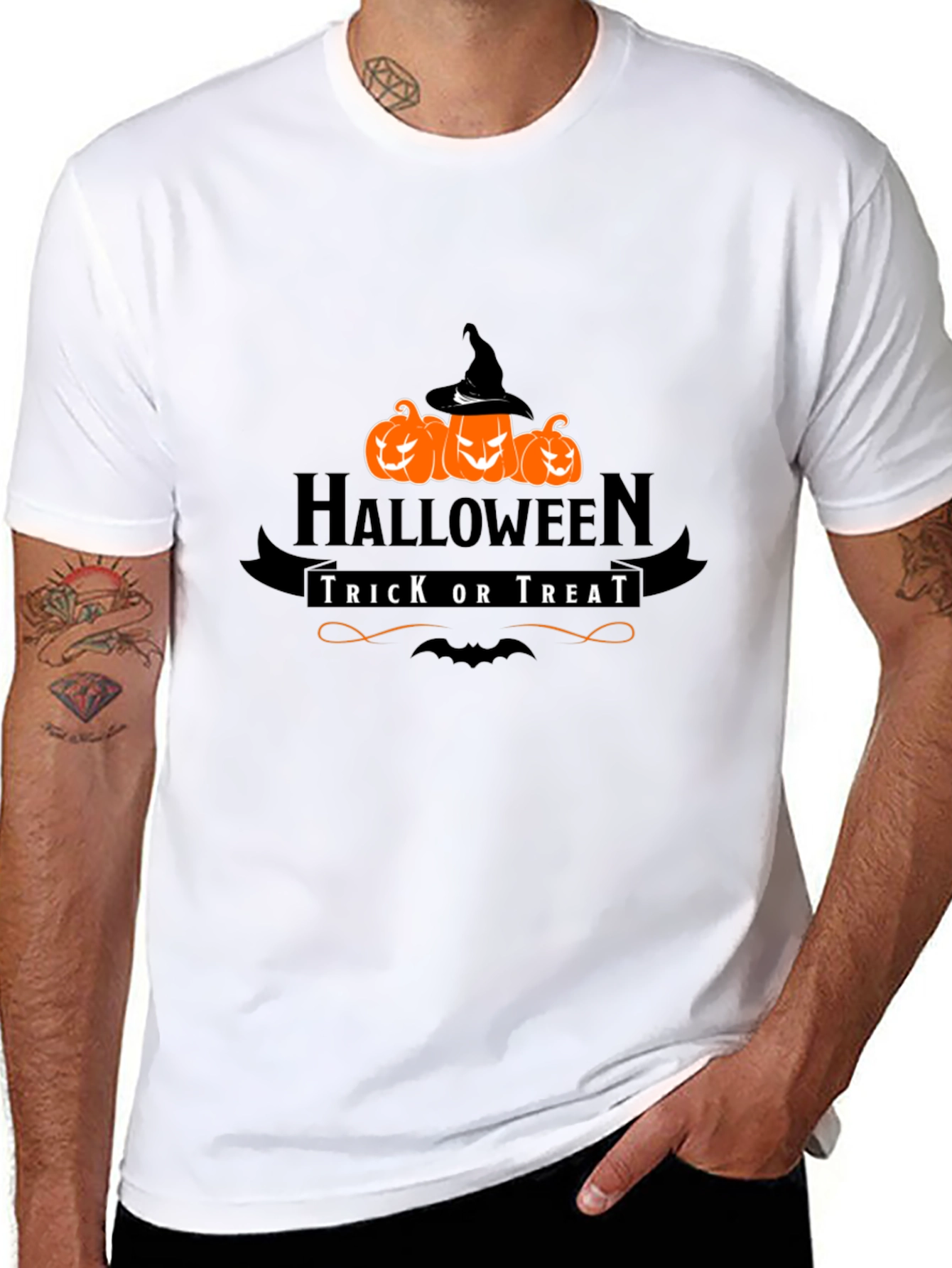 Halloween Trick or Treat Graphic Tee
