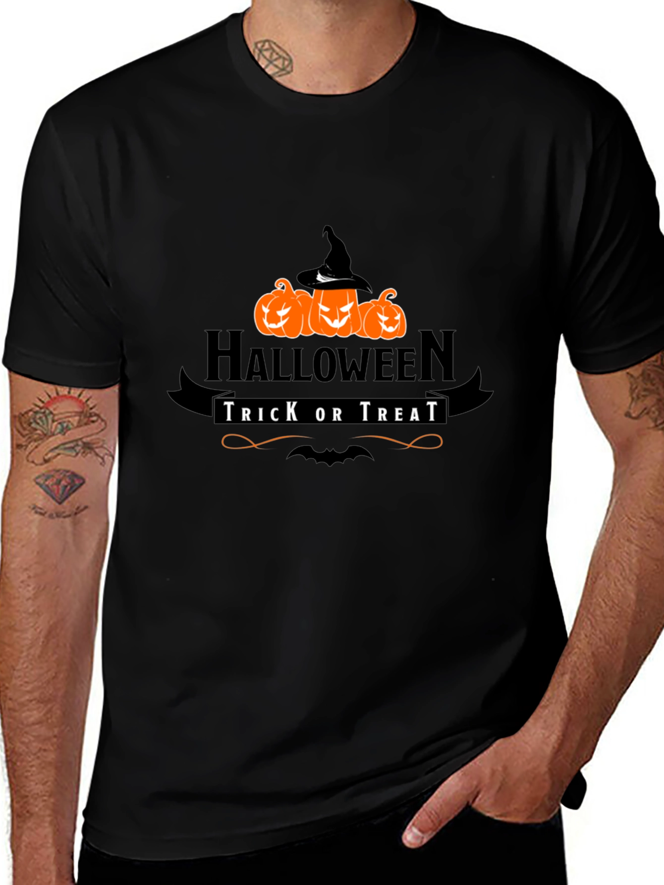 Halloween Trick or Treat Graphic Tee