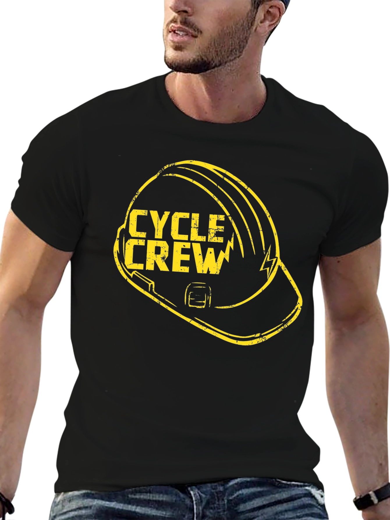 Cycle Crew Black T-Shirt