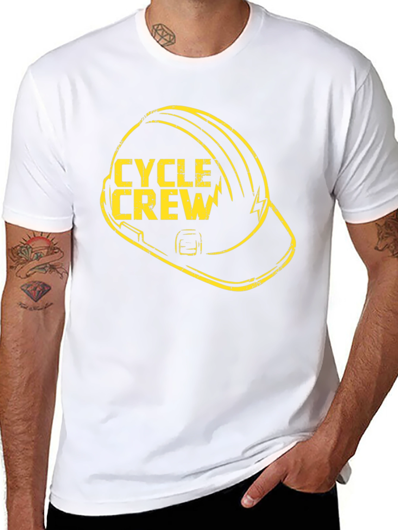 Cycle Crew Black T-Shirt