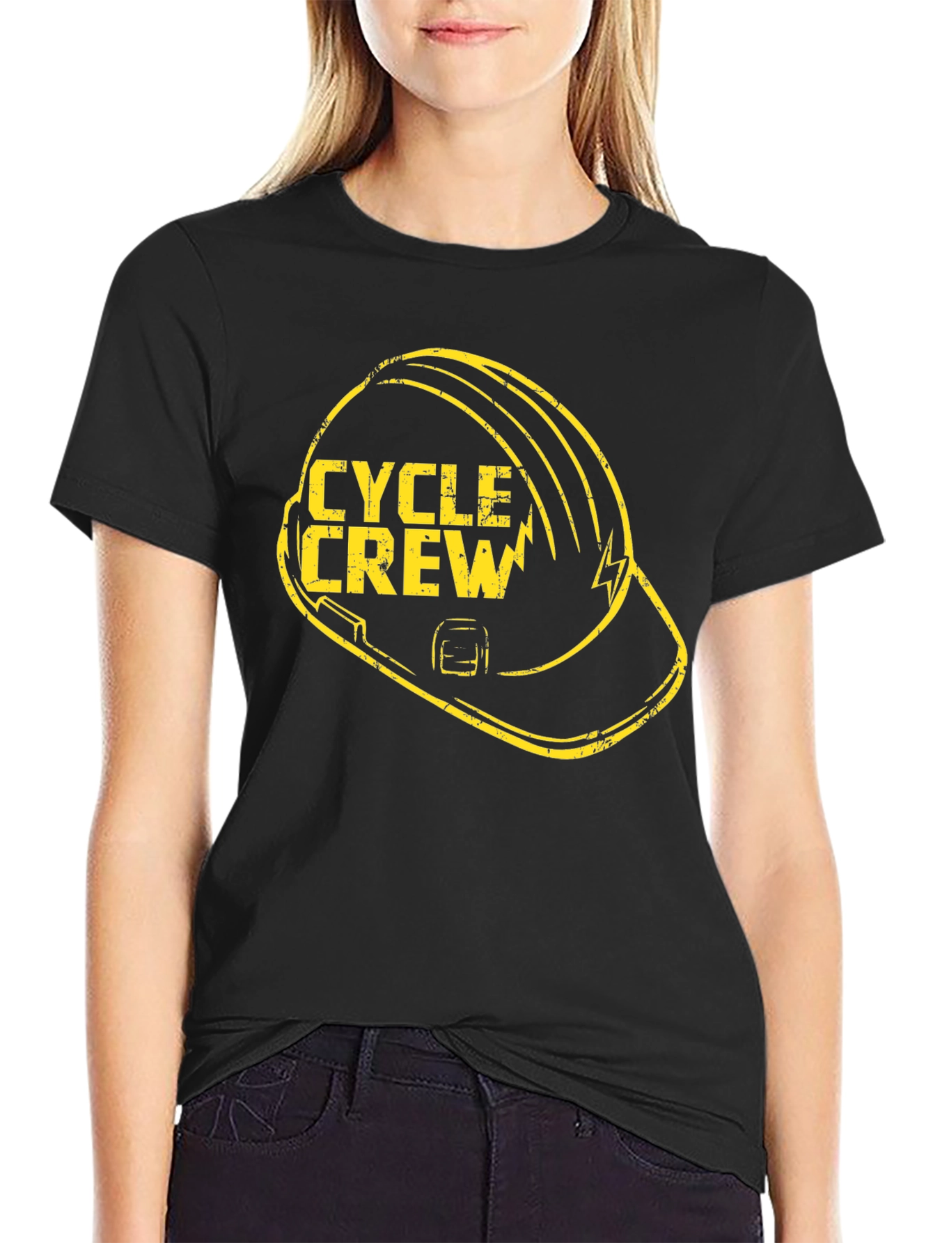 Cycle Crew Black T-Shirt
