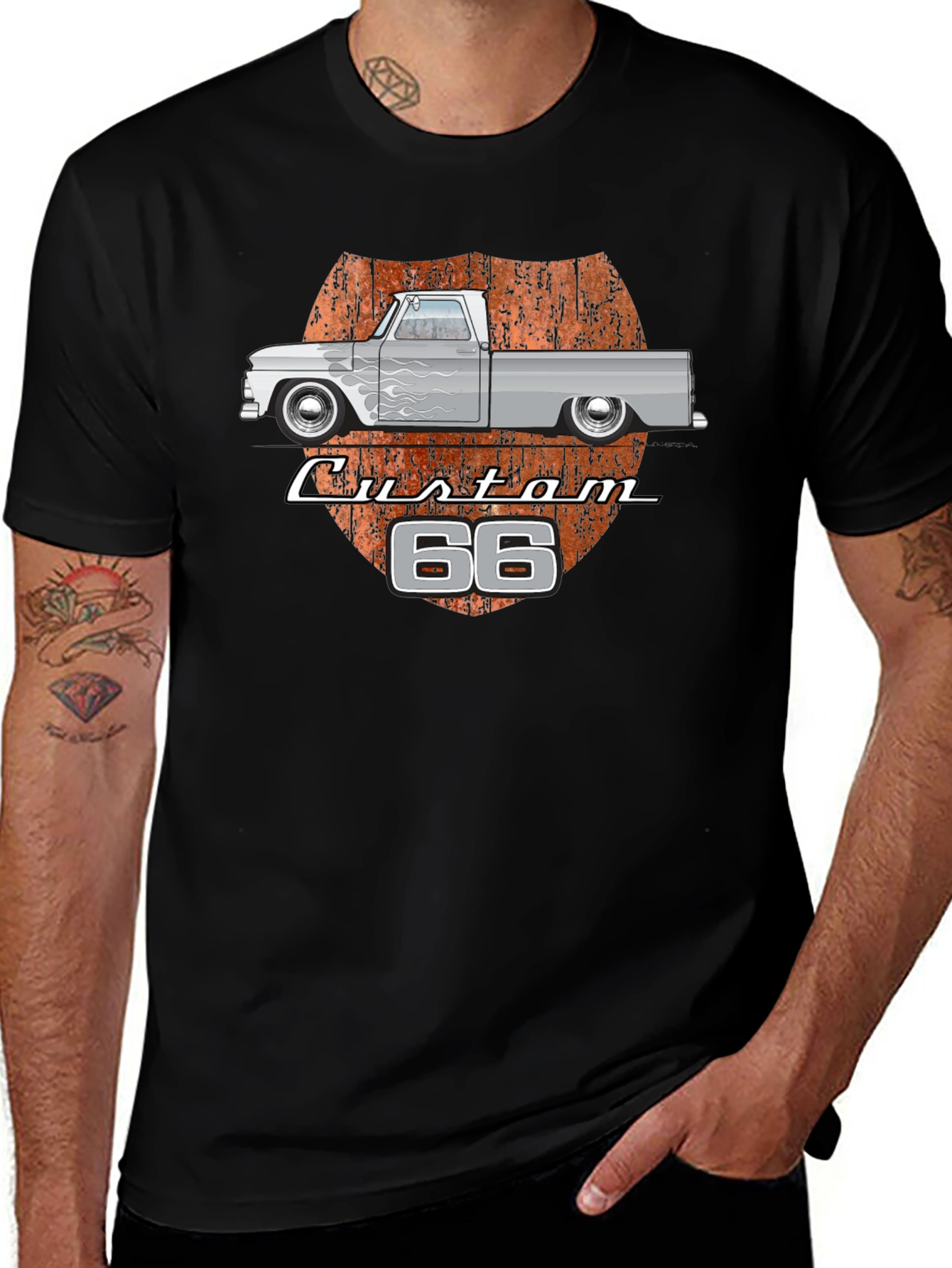 Custom 66 Truck Graphic Tee