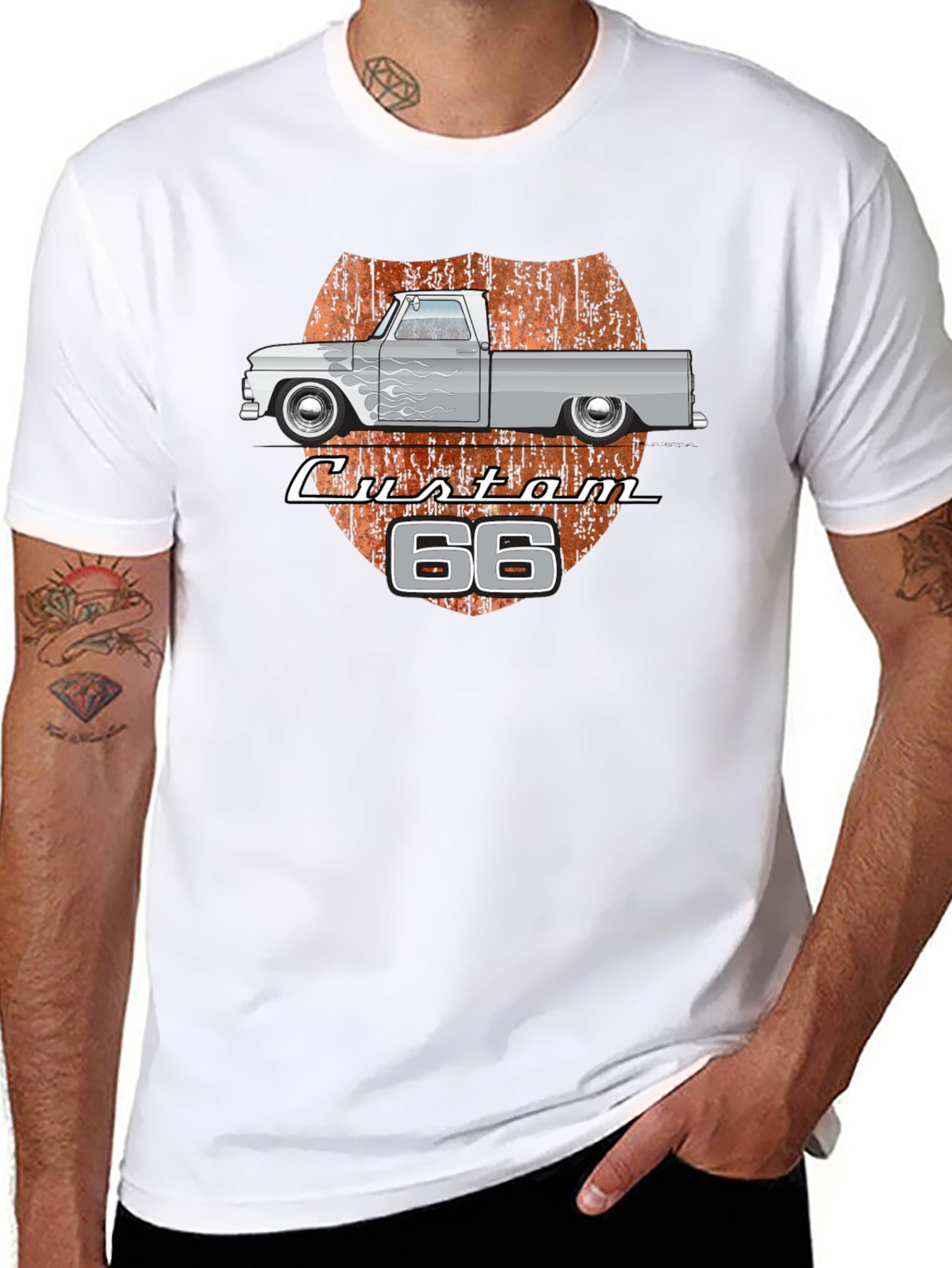 Custom 66 Truck Graphic Tee