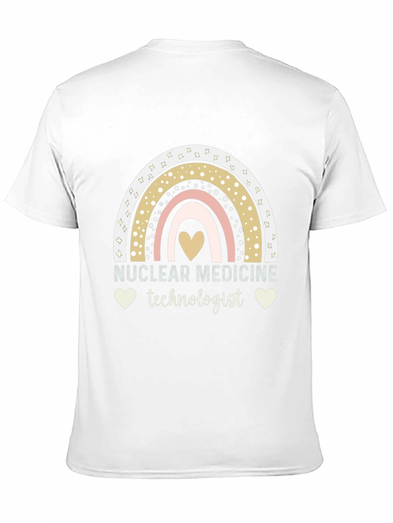 Nuclear Medicine Technologist Rainbow Heart T-Shirt