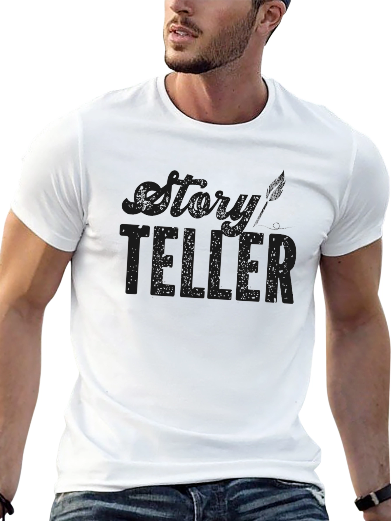 Storyteller Graphic Tee - Black Short Sleeve