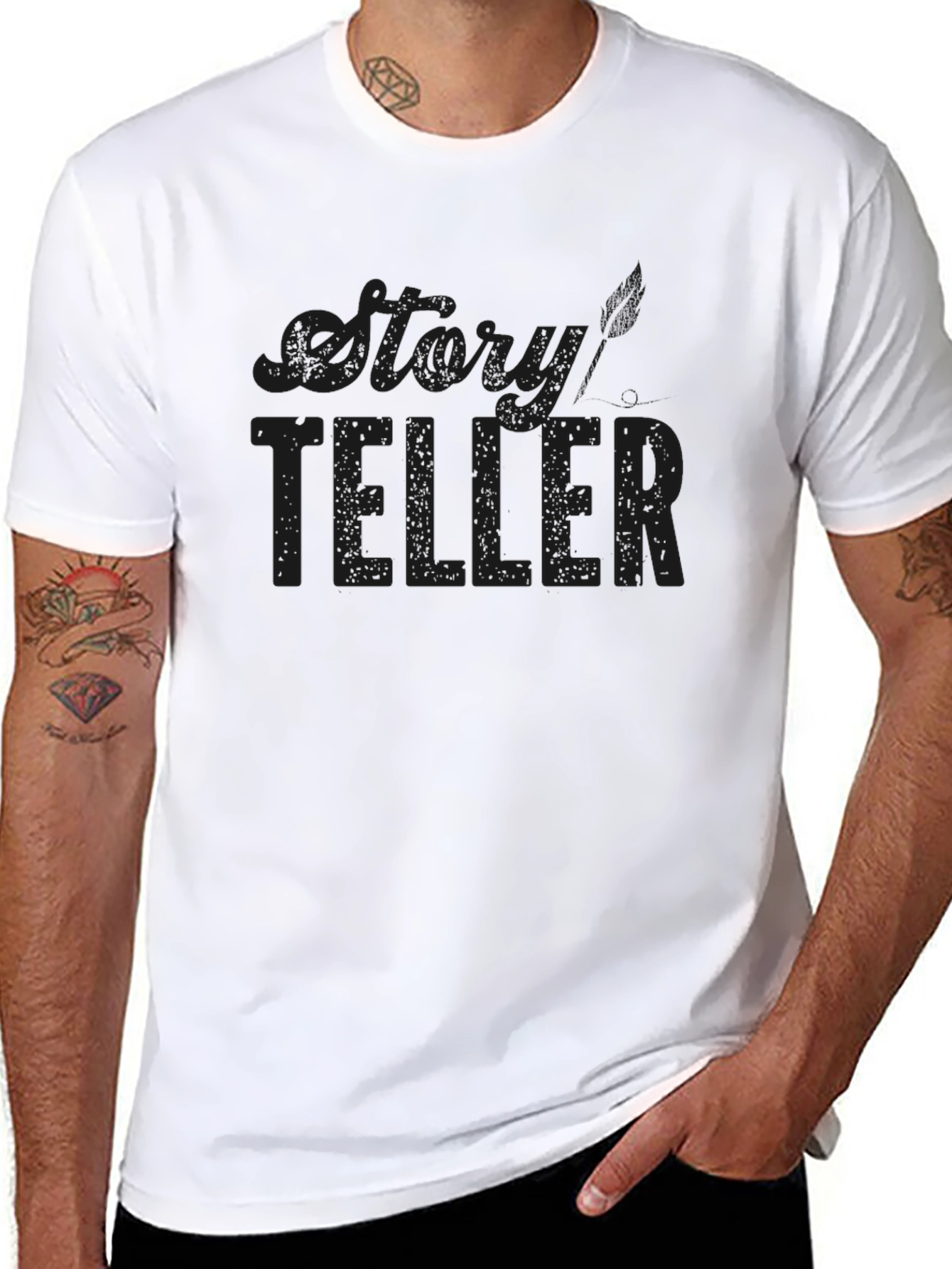 Storyteller Graphic Tee - Black Short Sleeve