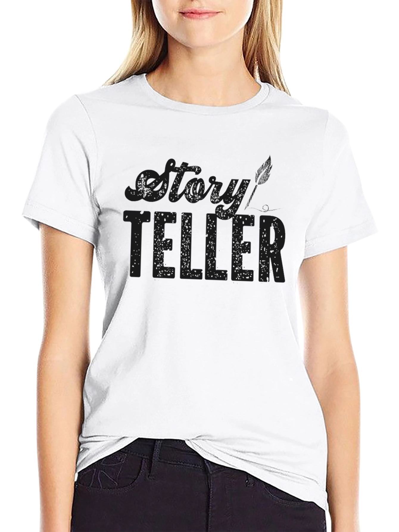 Storyteller Graphic Tee - Black Short Sleeve