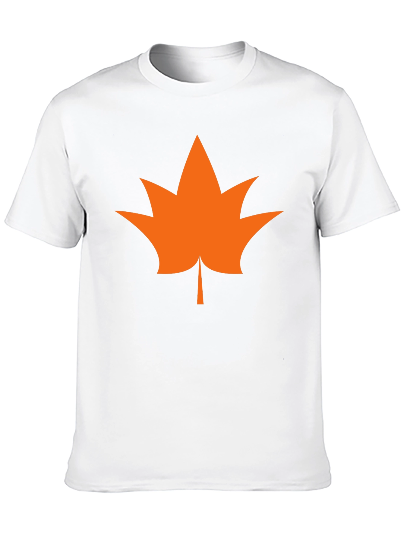Leaf Graphic Tee - Casual Style Black T-Shirt