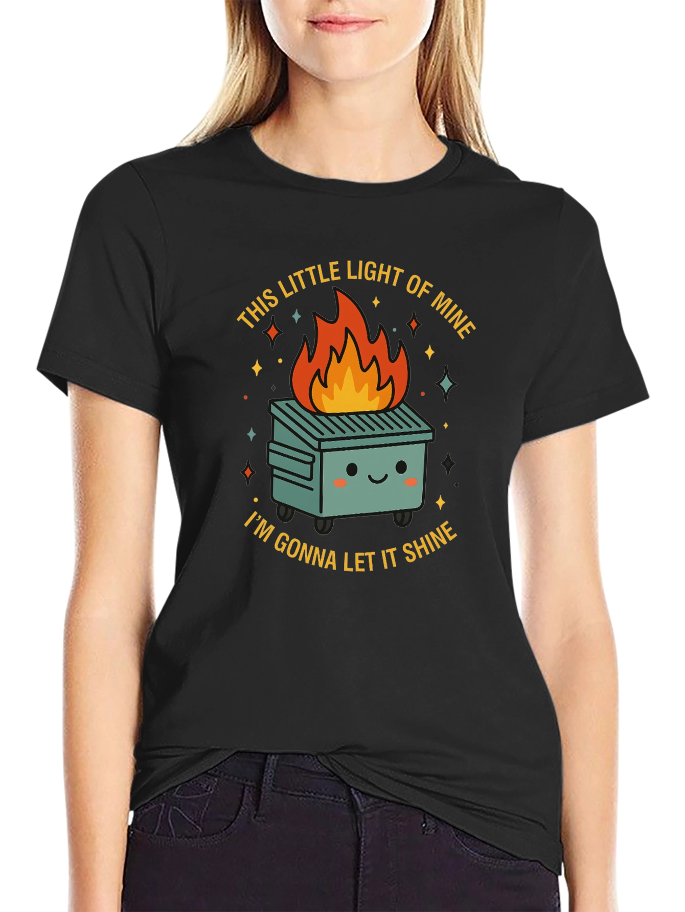 Dumpster Fire T-Shirt - This Little Light of Mine