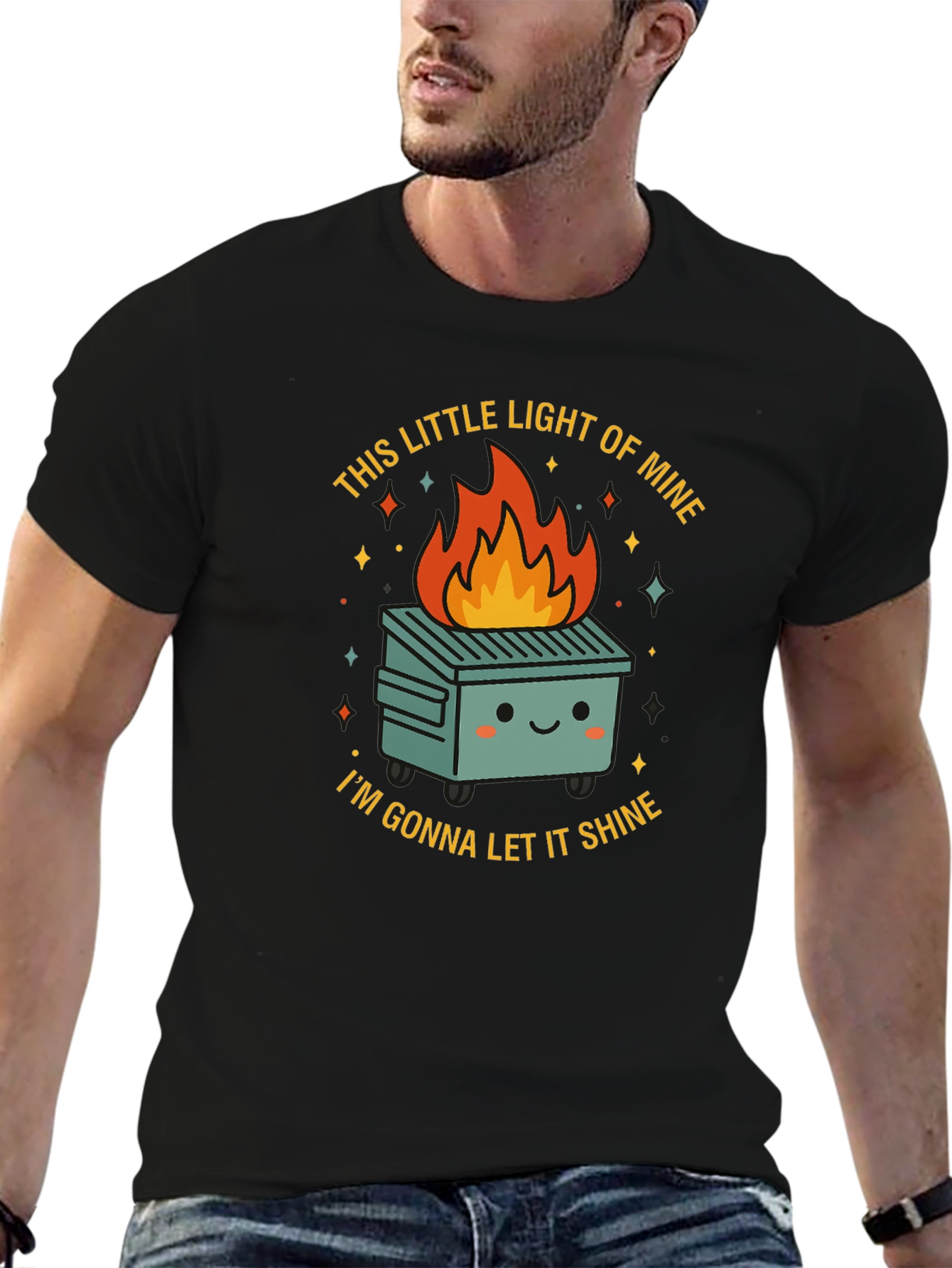 Dumpster Fire T-Shirt - This Little Light of Mine