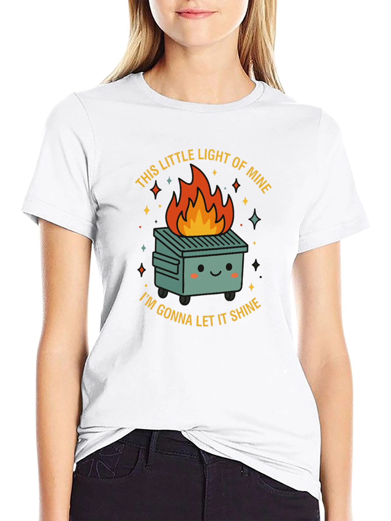 Dumpster Fire T-Shirt - This Little Light of Mine