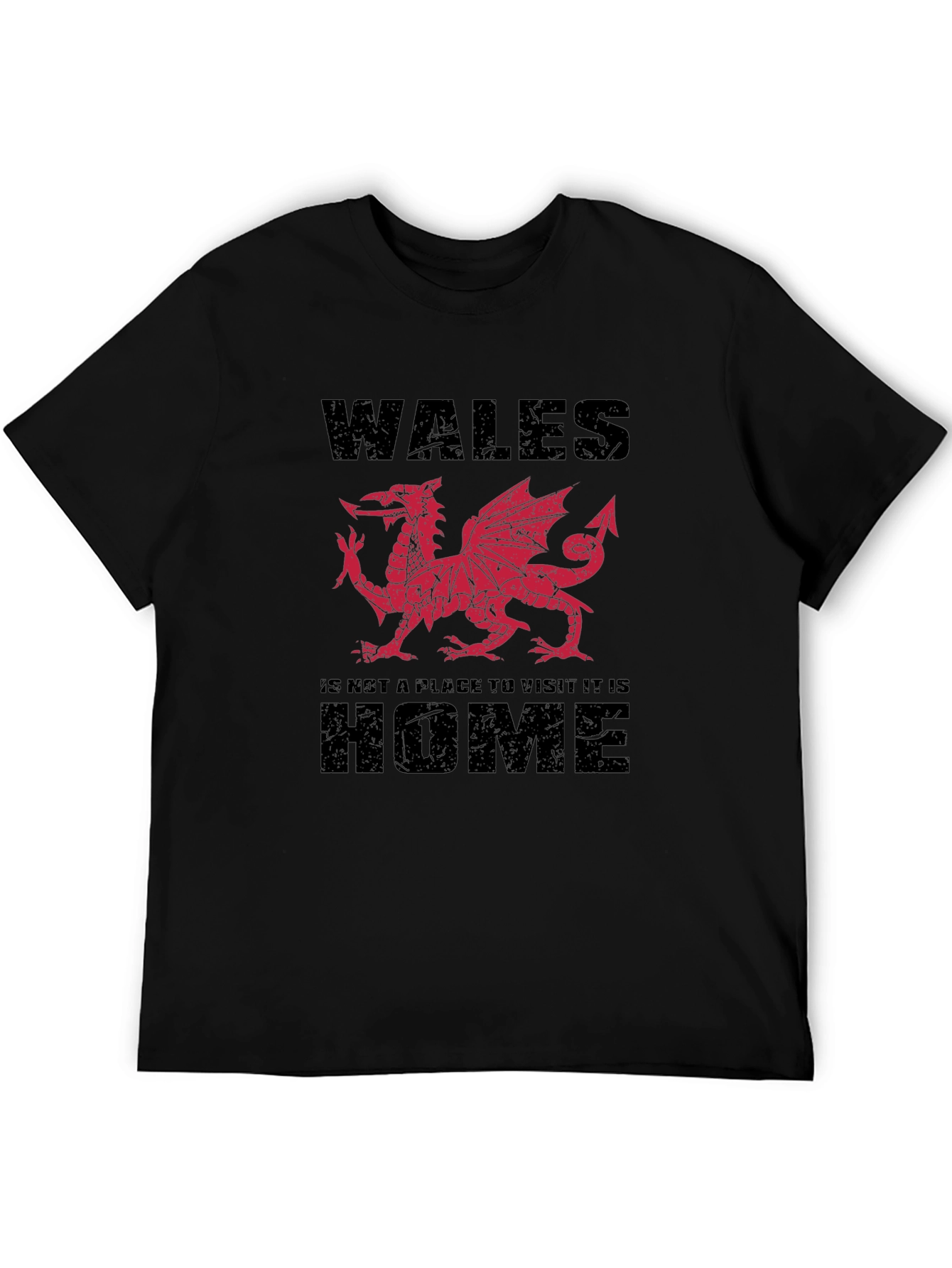 Welsh Dragon T-Shirt: Wales is Home