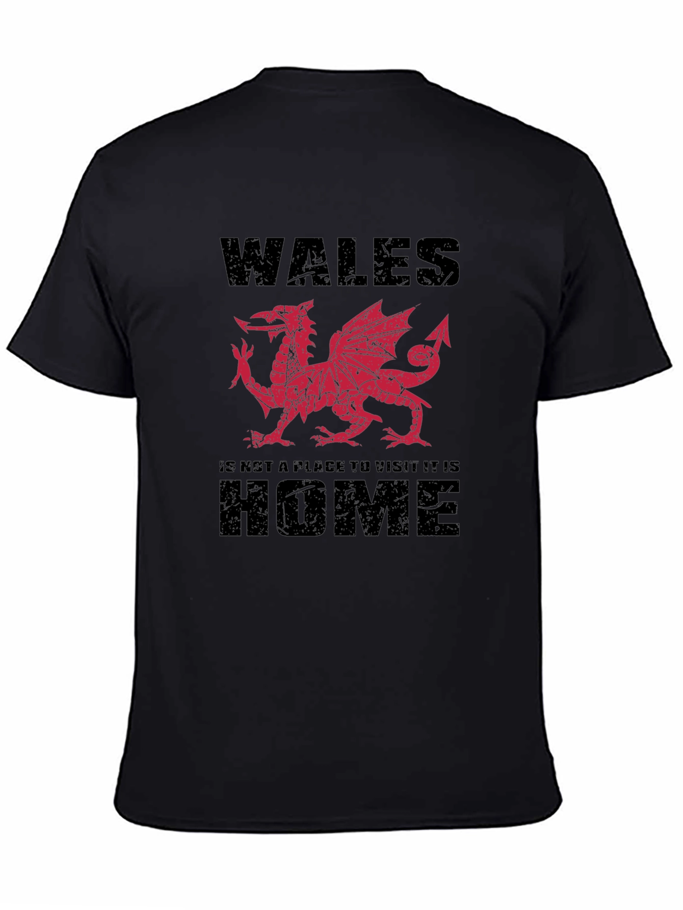 Welsh Dragon T-Shirt: Wales is Home