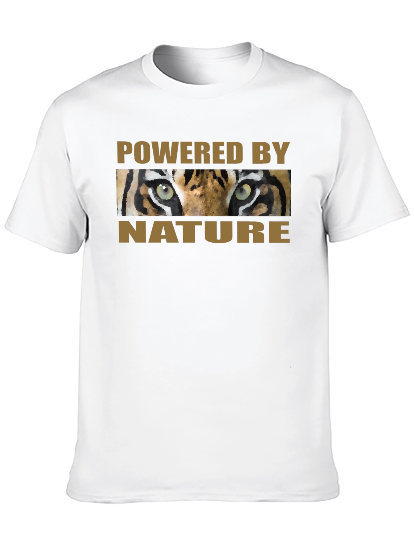 Powered by Nature Tiger Eyes Graphic T-Shirt