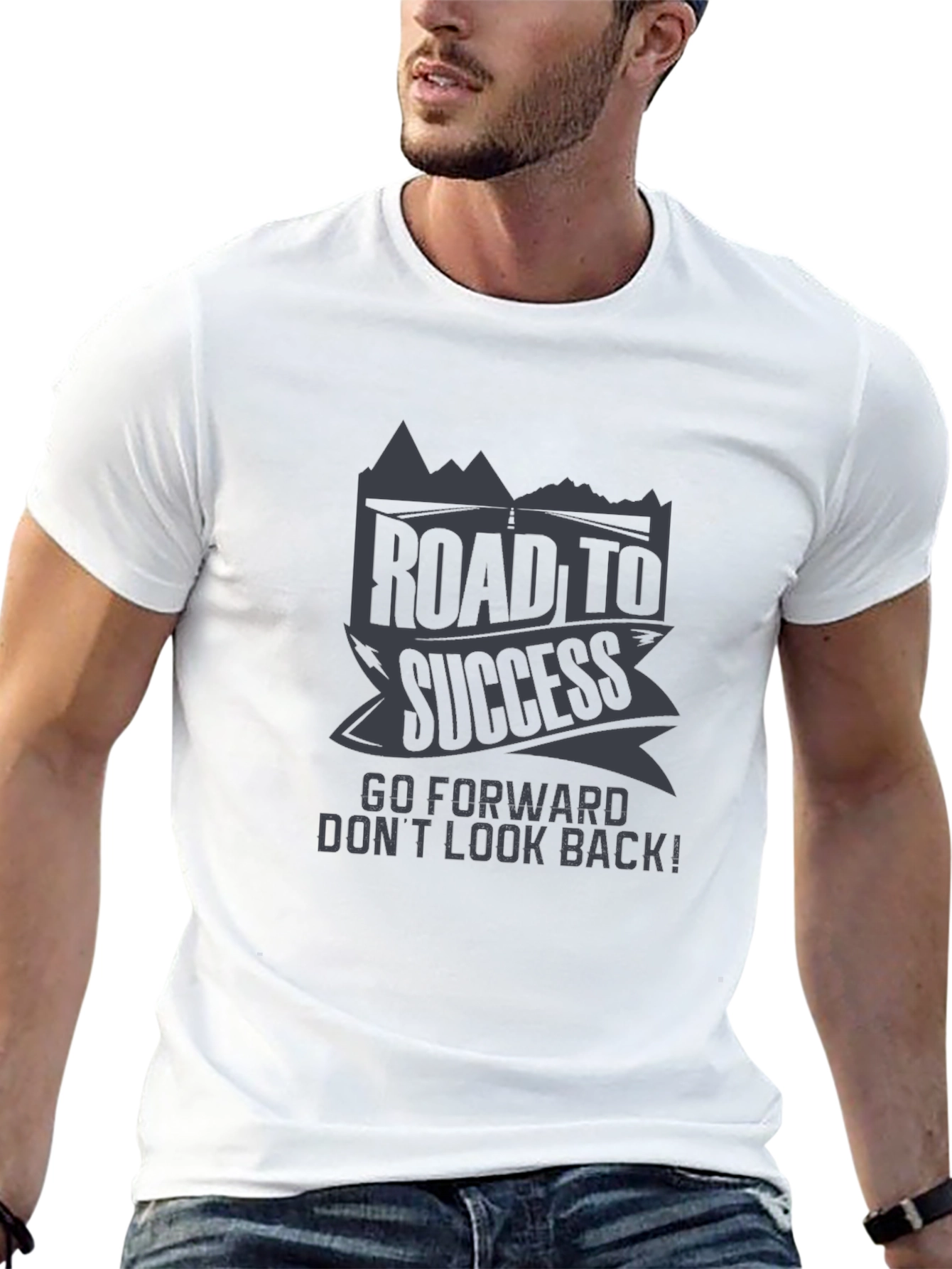Road to Success Graphic Tee - Motivational T-Shirt