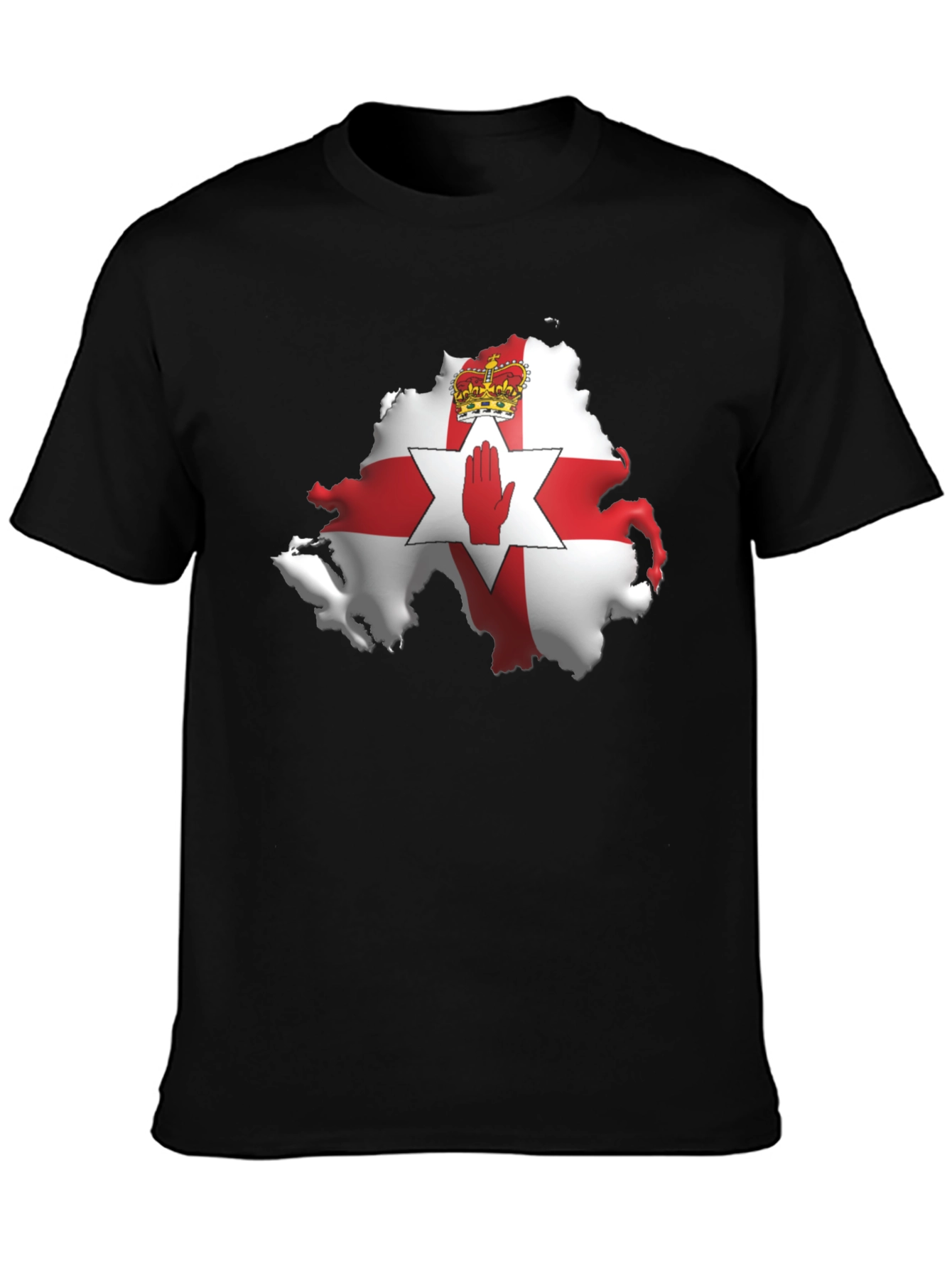 Northern Ireland Flag T-Shirt Black