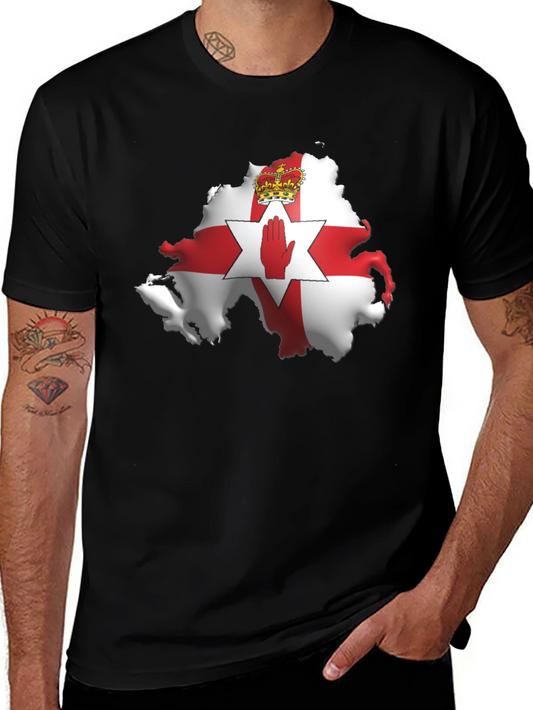 Northern Ireland Flag T-Shirt Black
