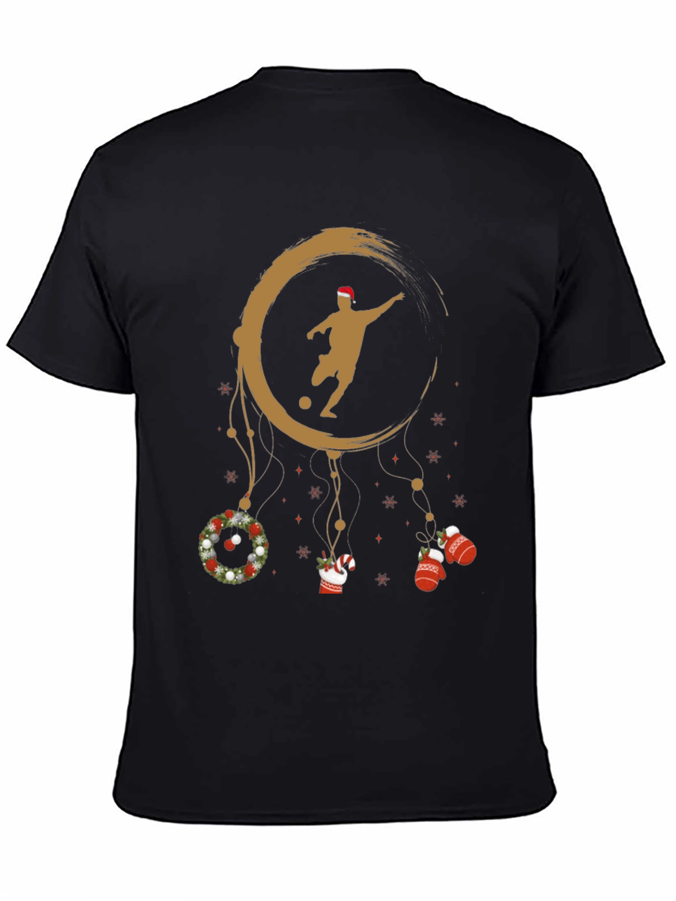 Festive Soccer Dream Catcher T-Shirt