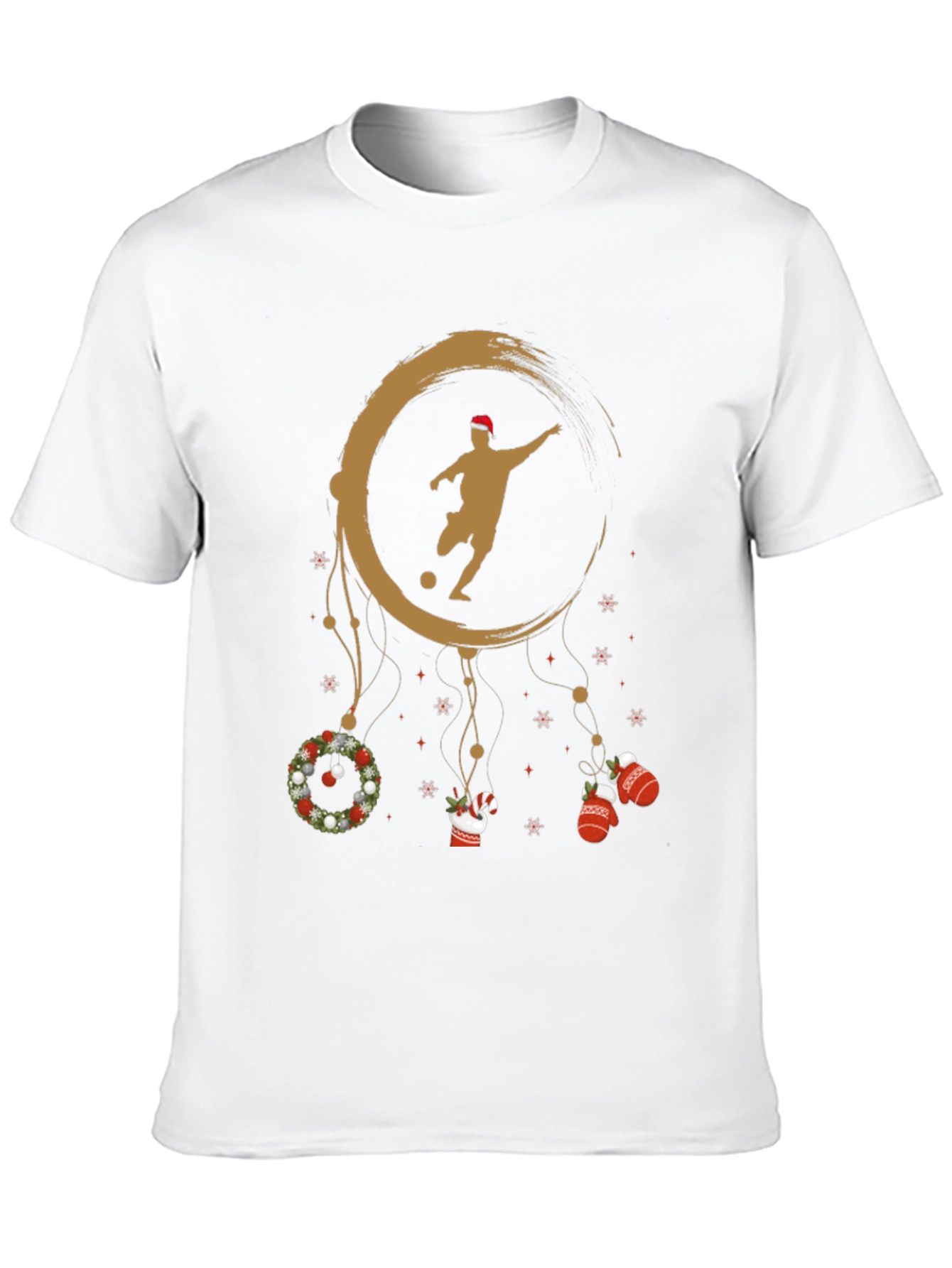 Festive Soccer Dream Catcher T-Shirt