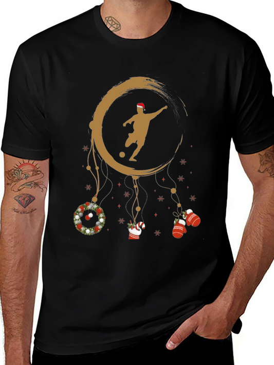 Festive Soccer Dream Catcher T-Shirt