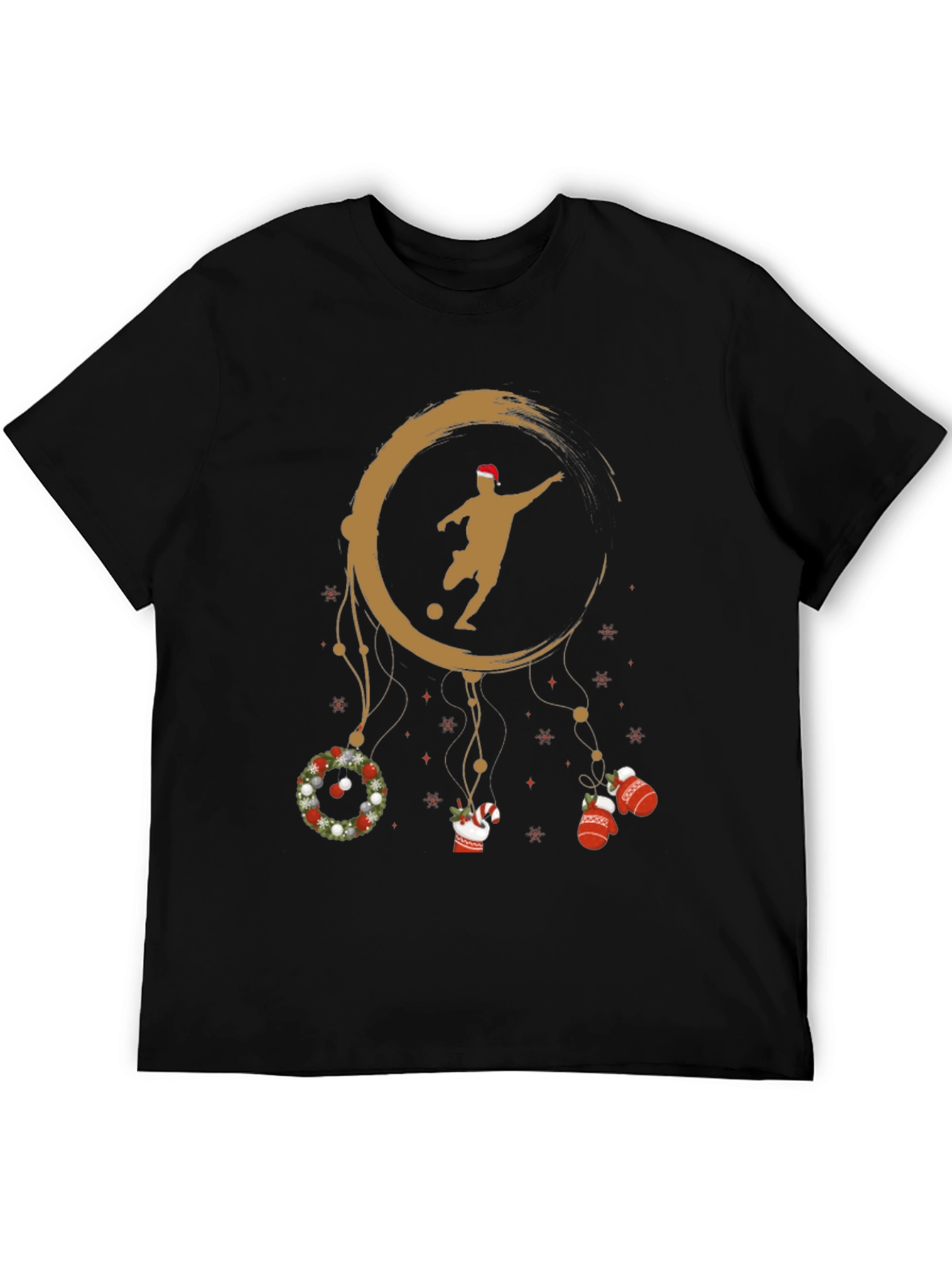 Festive Soccer Dream Catcher T-Shirt