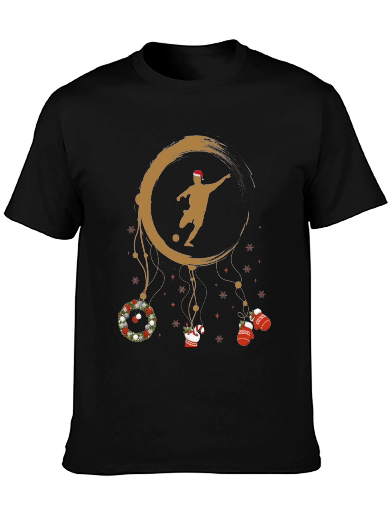 Festive Soccer Dream Catcher T-Shirt