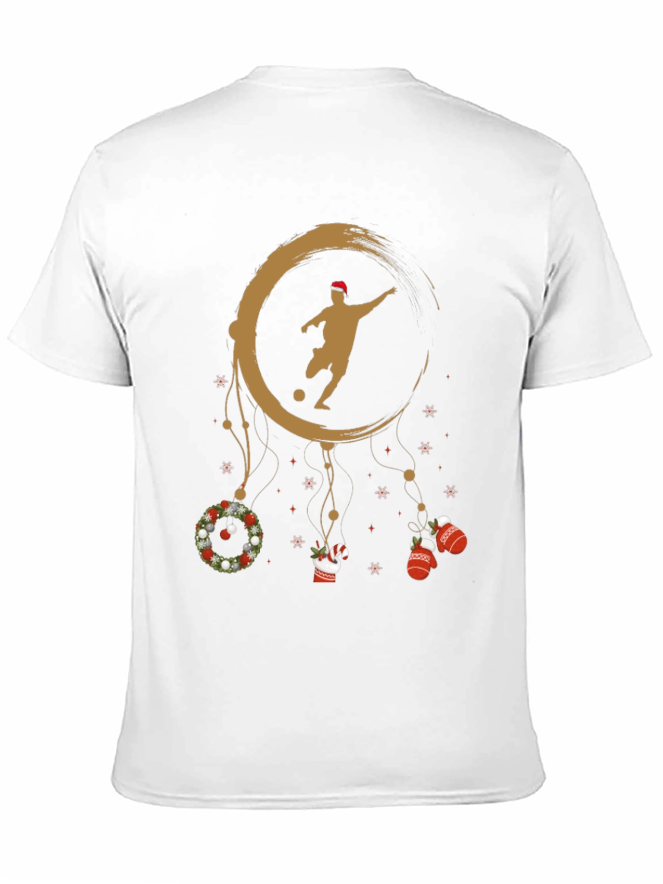 Festive Soccer Dream Catcher T-Shirt