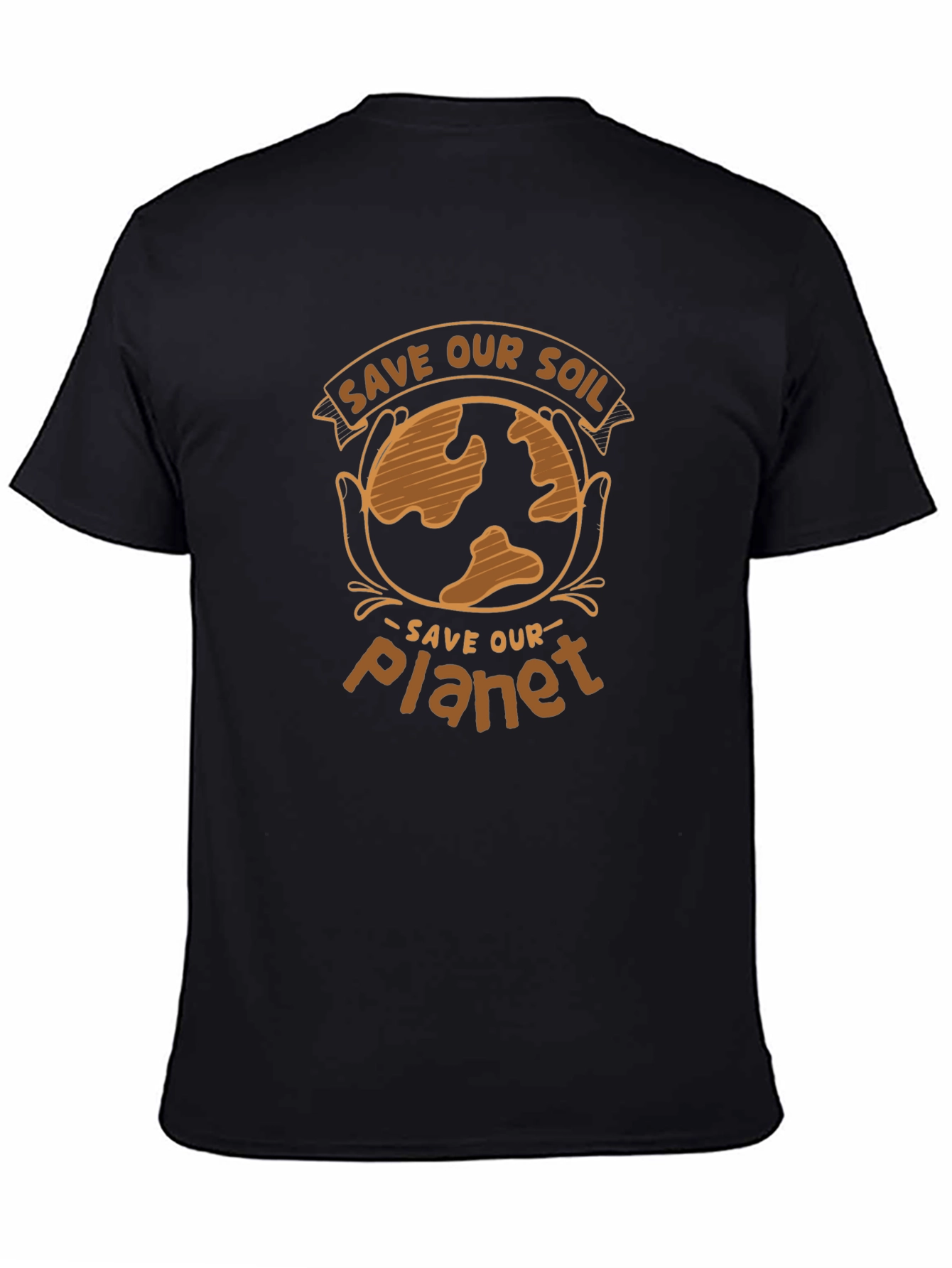 Save Our Soil Planet Graphic Tee - Black