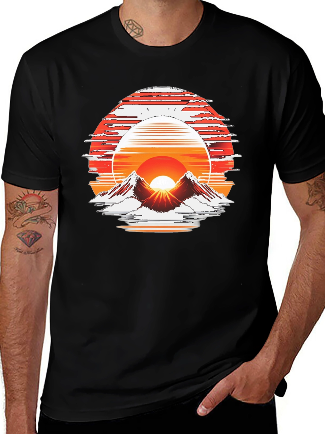 Sunset Mountain Graphic Tee